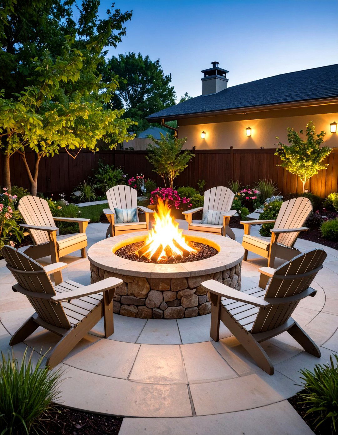 Fire Pit Circle Garden Seating - 24 Garden Seating Ideas