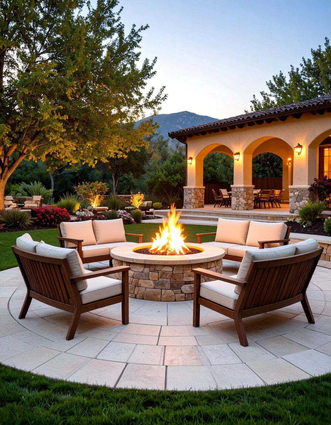 Fire Pit Seating Bench - 24 Garden Bench Ideas