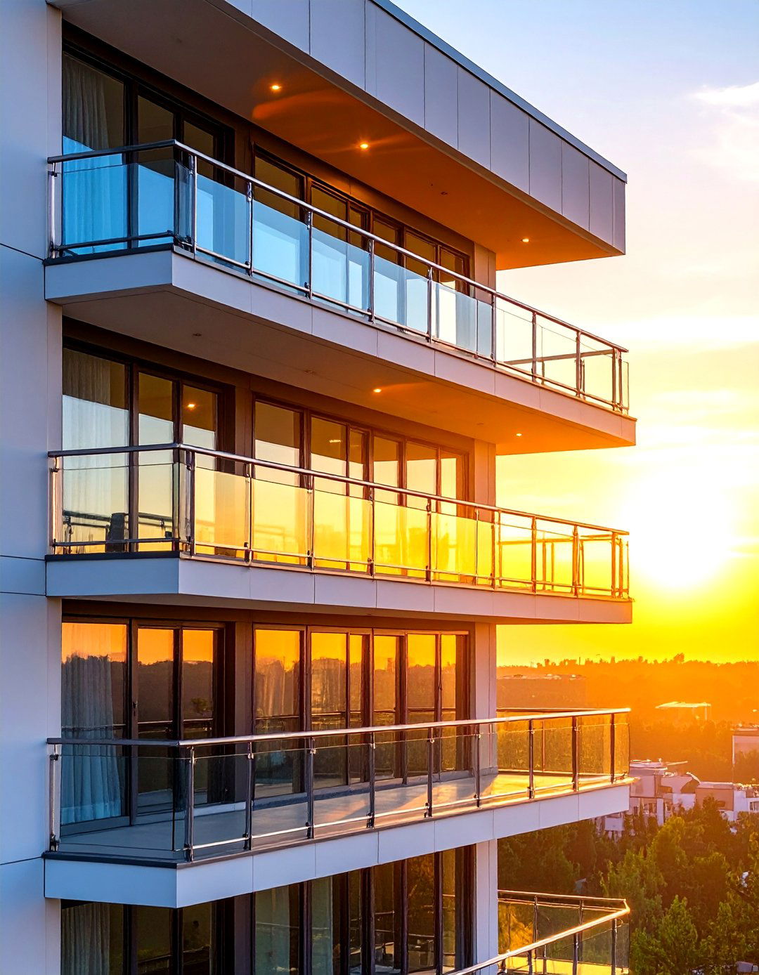 Fire Rated Glass Balcony System - 24 Glass Balcony Design Ideas
