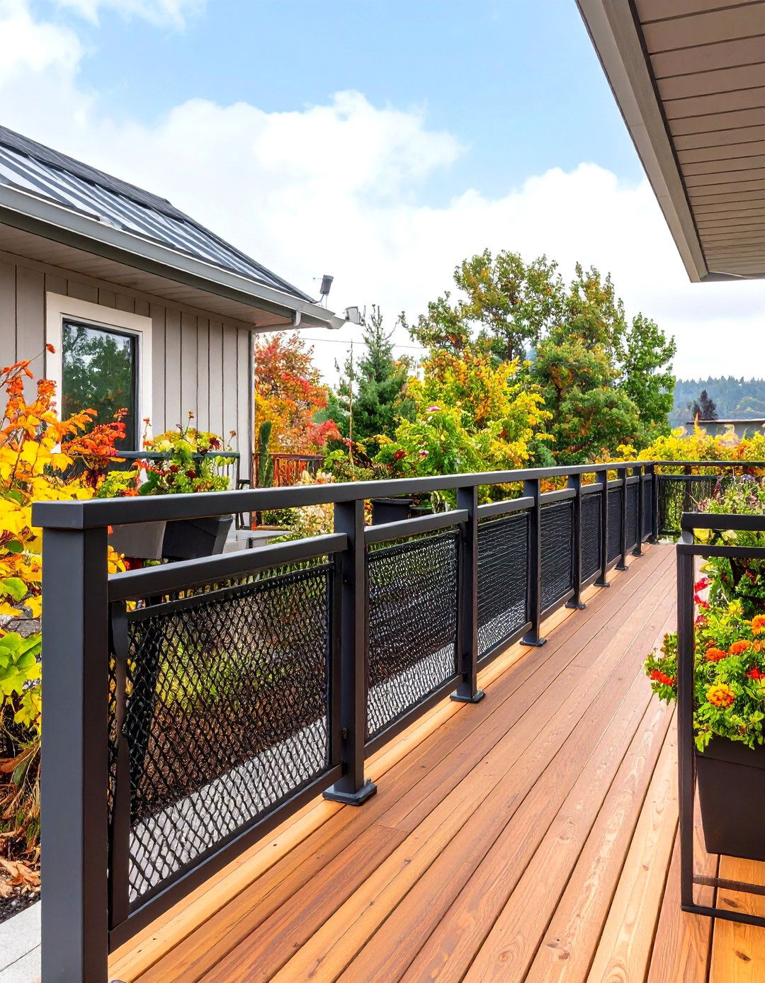 Fire Rated Wildfire Protection Mesh - 24 Hog Wire Deck Railing Ideas