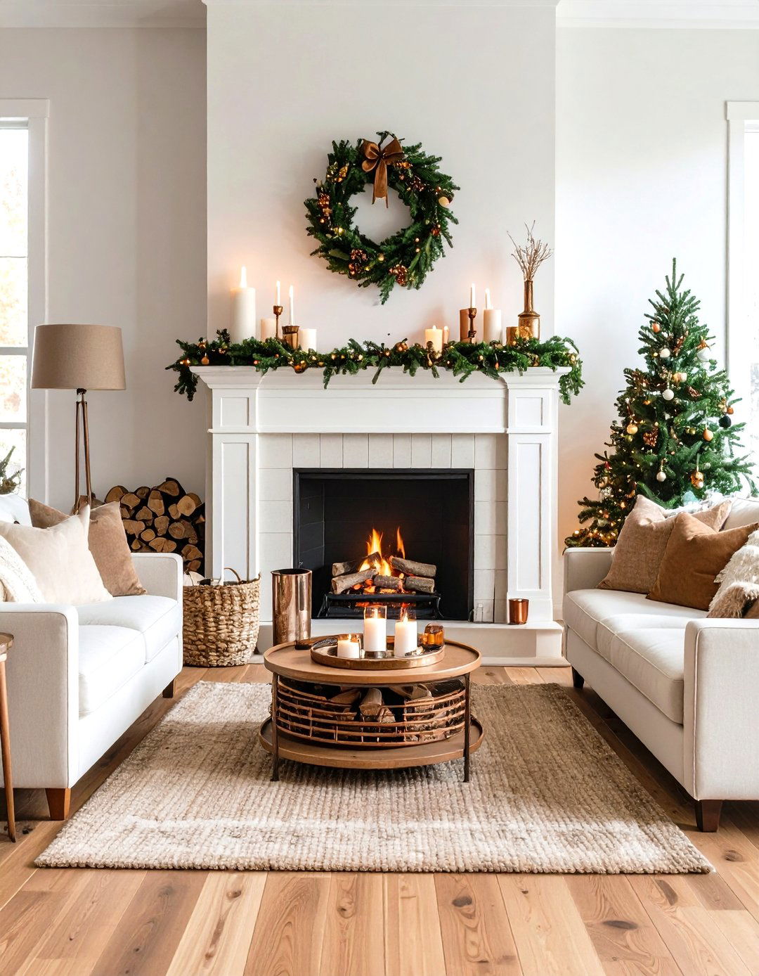 Fireplace Focal Point Fall Living Room - 24 Fall Living Room Ideas