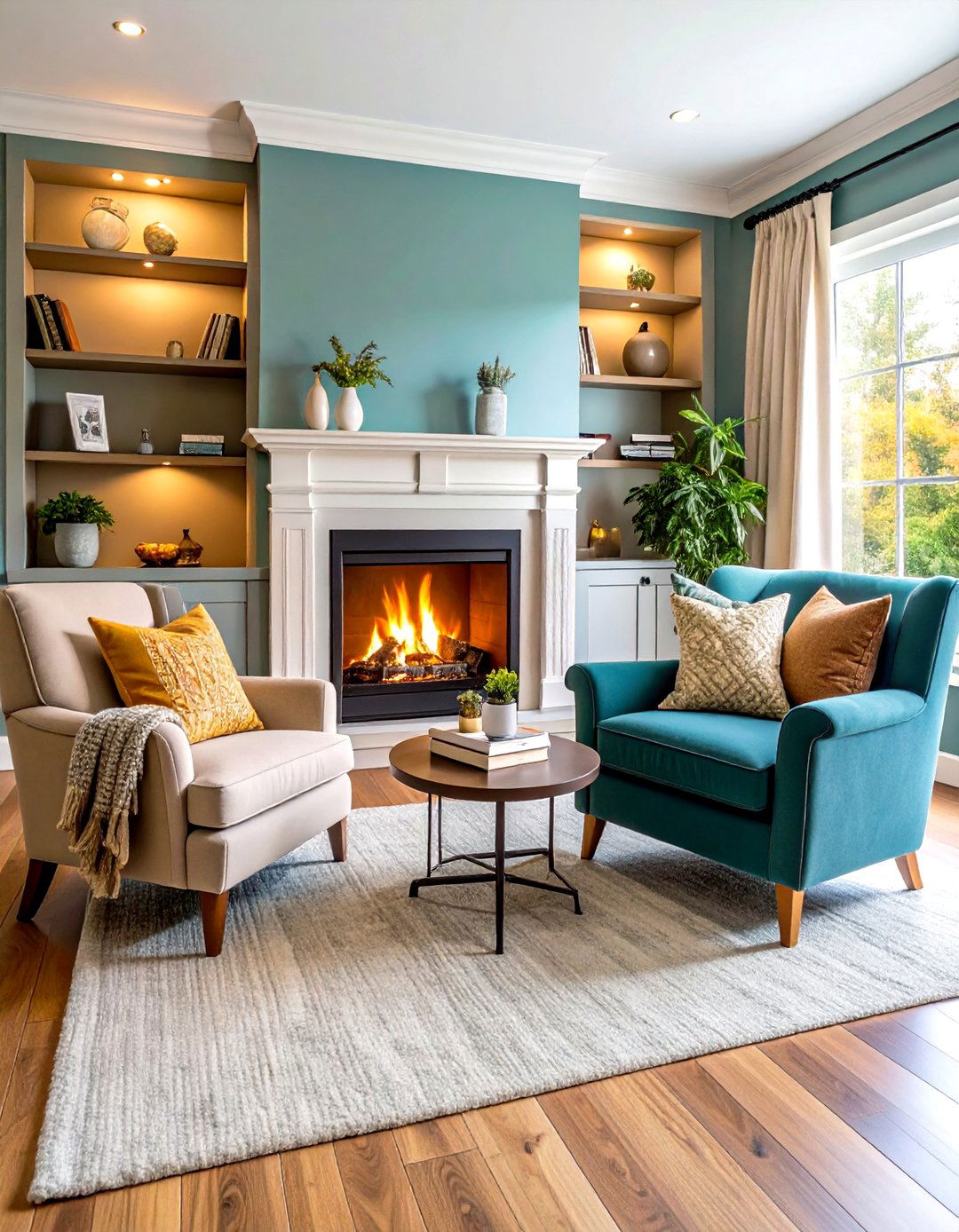 Fireplace Reading Corner - 24 Reading Room Ideas