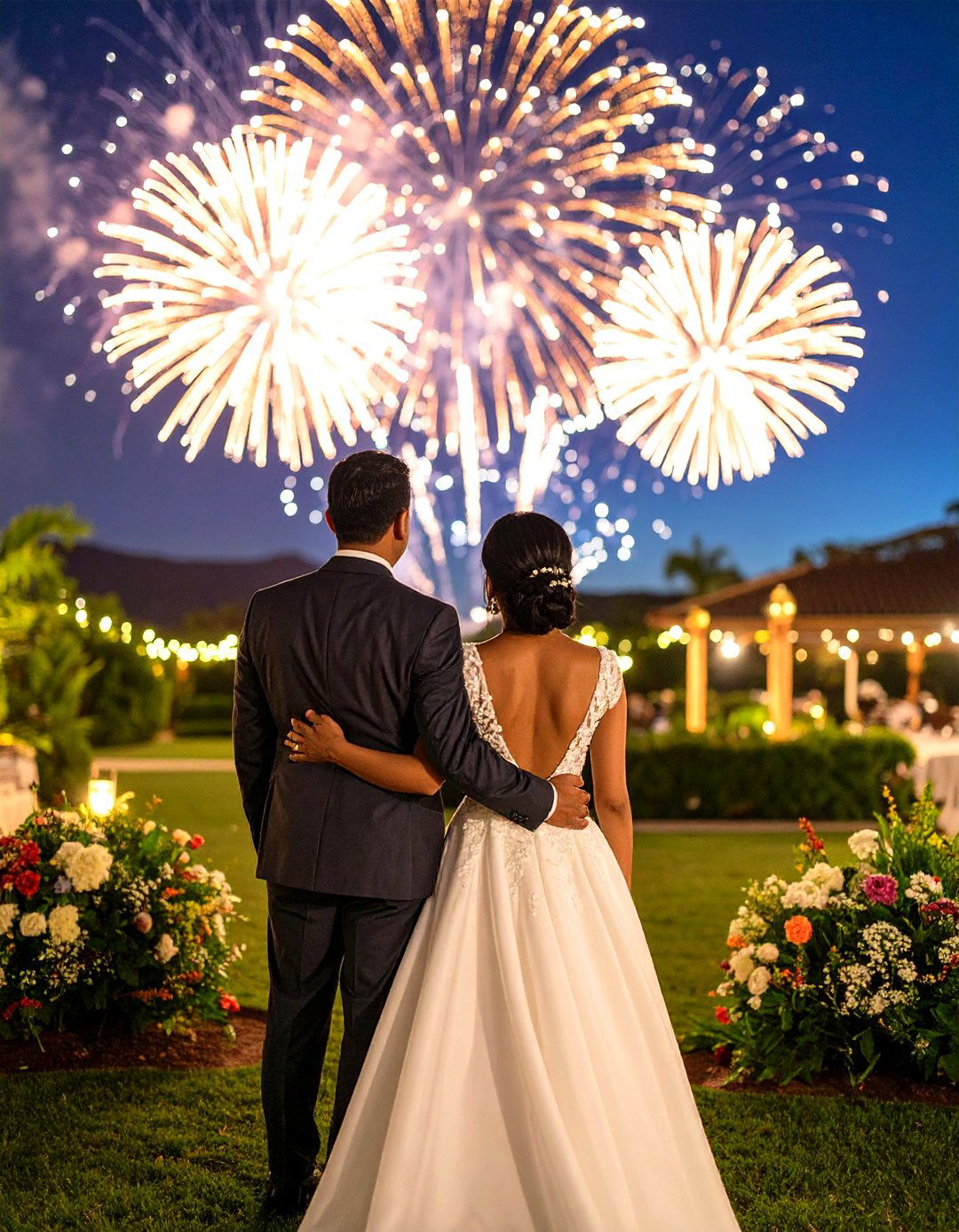 Fireworks Display Finale - 24 Wedding Entertainment Ideas