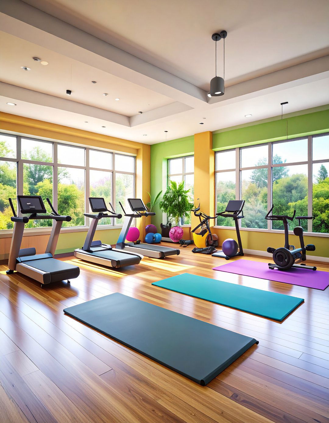 Fitness Home Gym Setup - 24 Man Cave Design Ideas