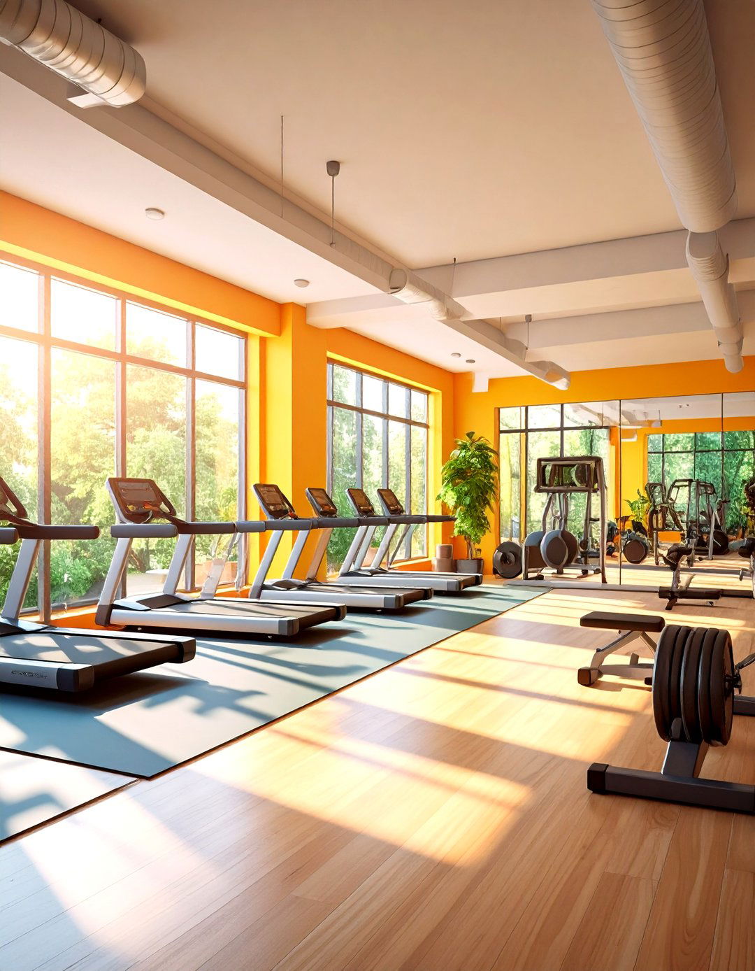 Fitness Studio Sunroom - 24 Florida Room Ideas