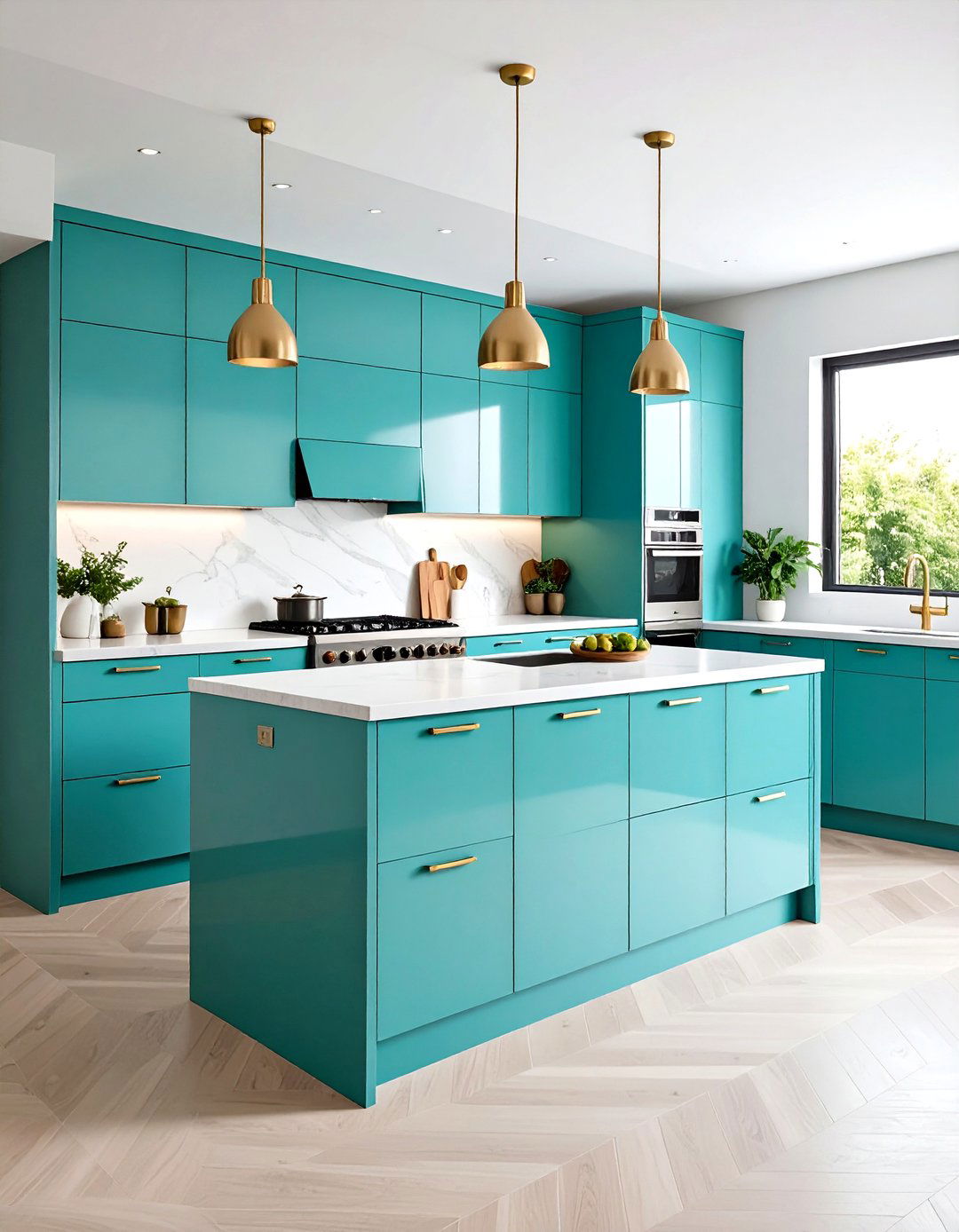 Flat Panel Modern Kitchen Cabinets - 24 Kitchen Cabinet Ideas