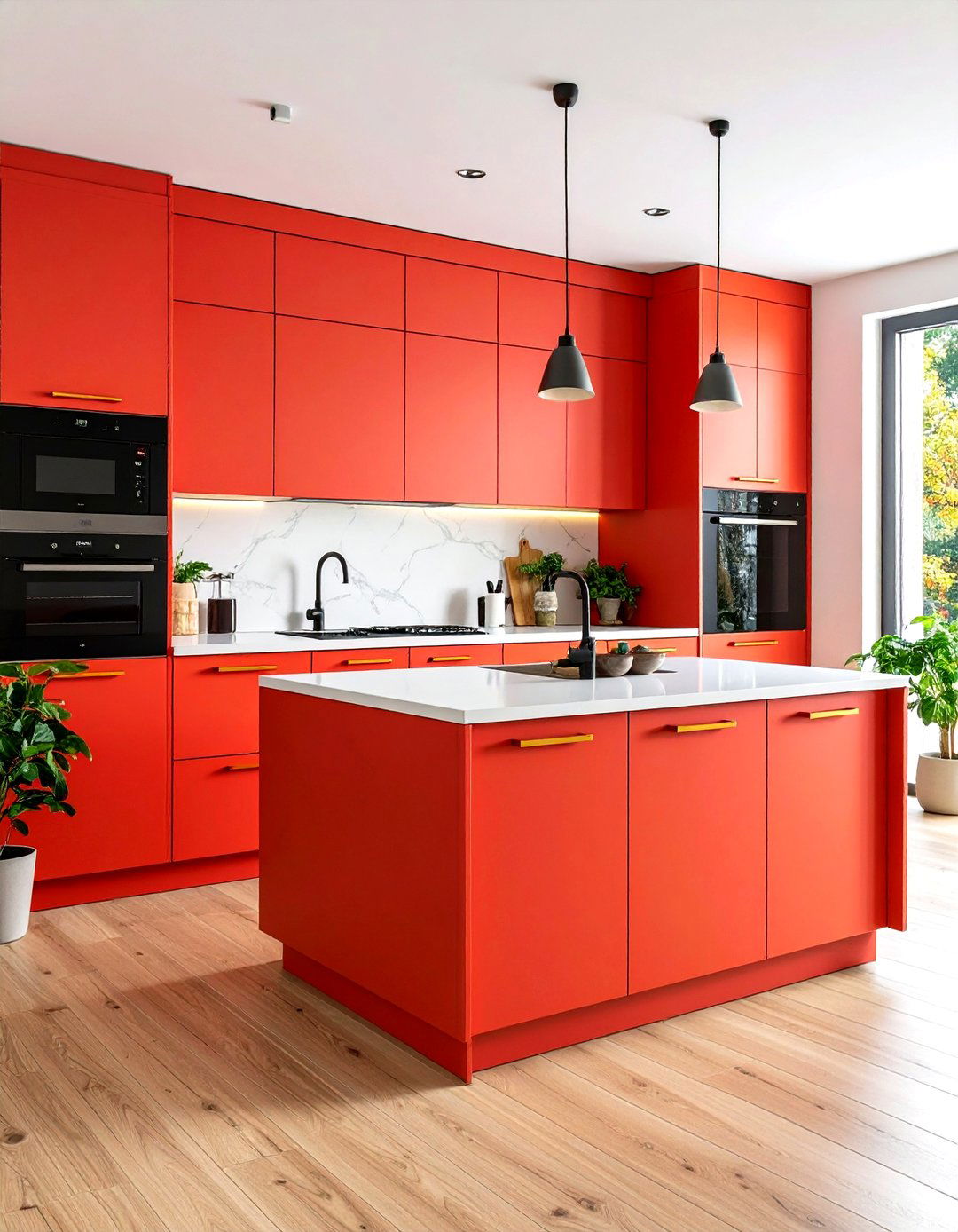 Flat Panel Slab Kitchen Doors - 24 Kitchen Door Design Ideas