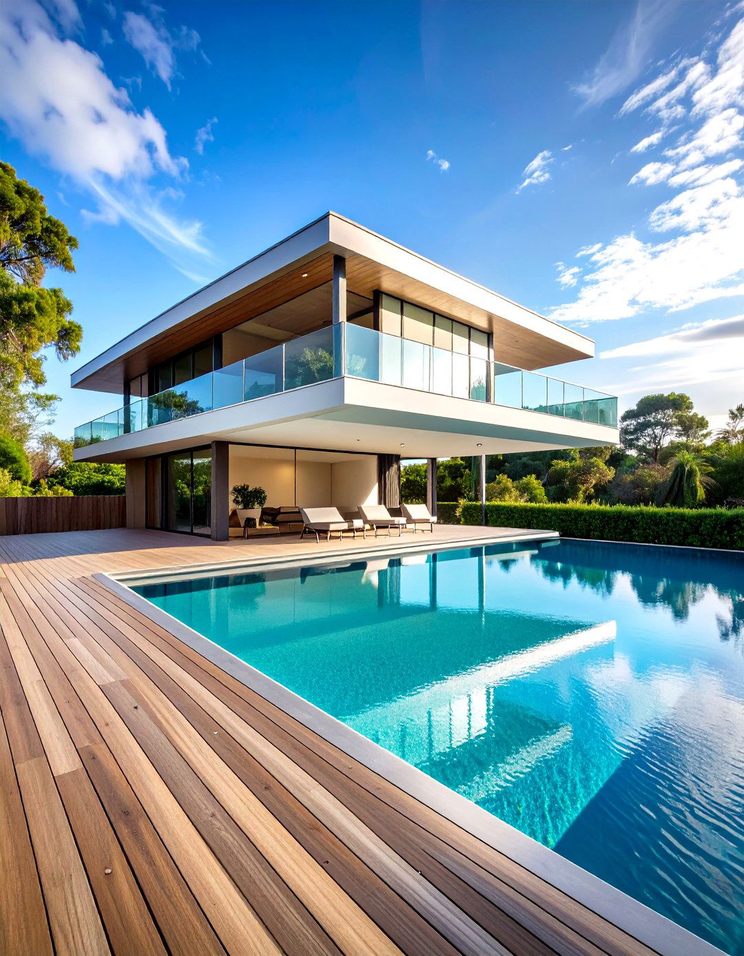 Floating Deck Pool Walkway System - 24 Pool Walkway Ideas