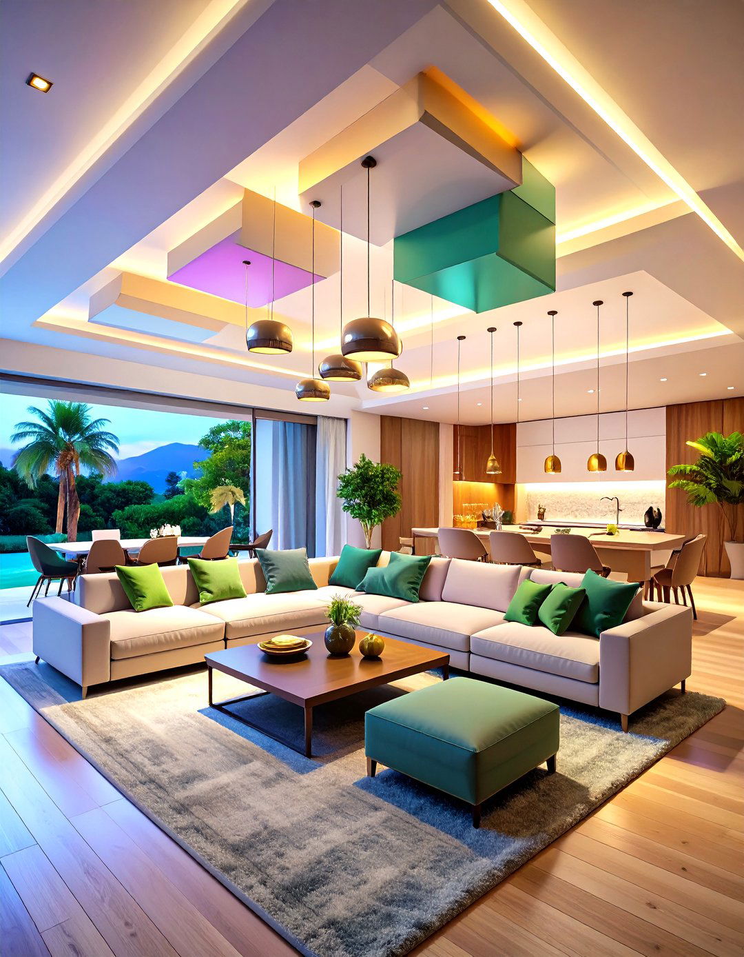 Floating Island Ceiling Design - 24 Living Room False Ceiling Design Ideas