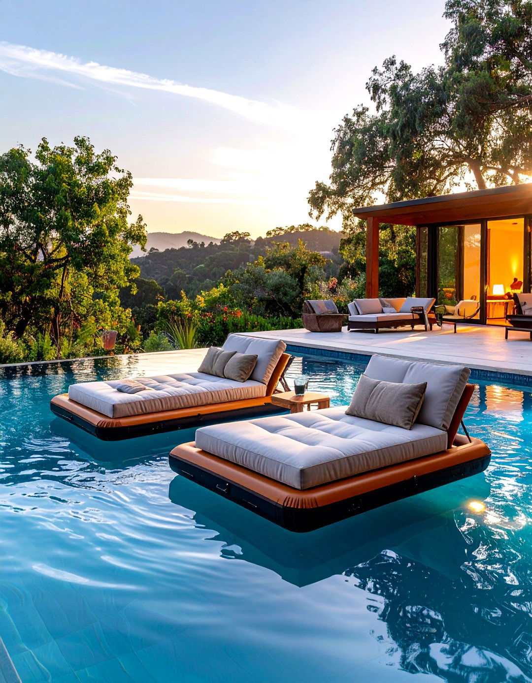 Floating Pool Furniture - 24 Pool Furniture Ideas