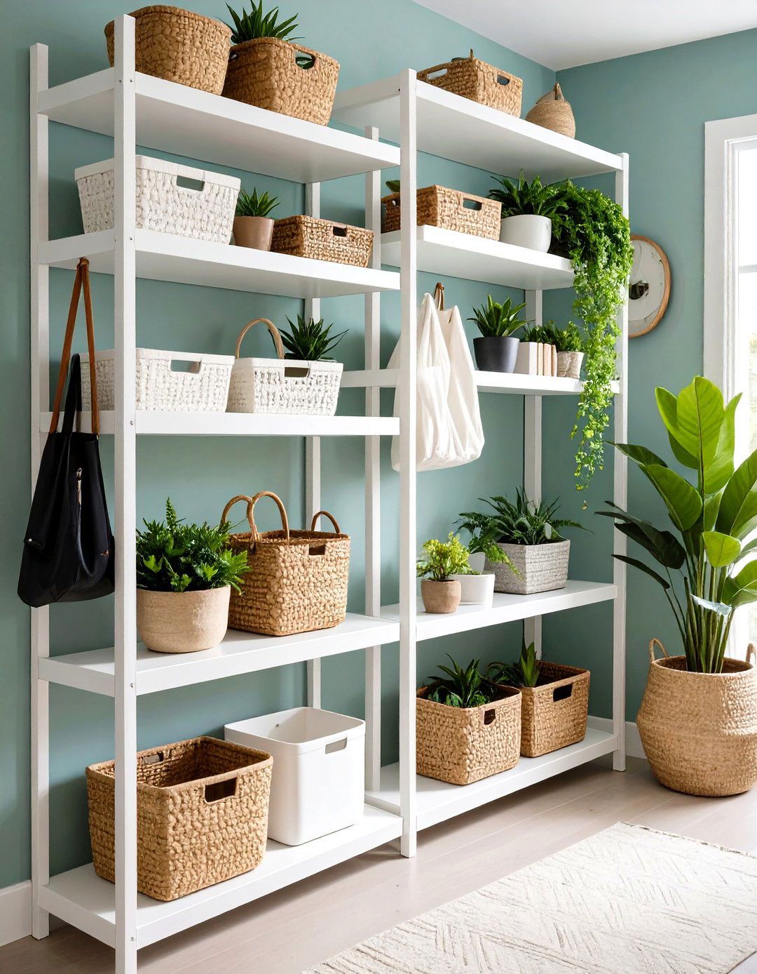 Floating Shelf Display Storage - 24 Hallway Storage Ideas