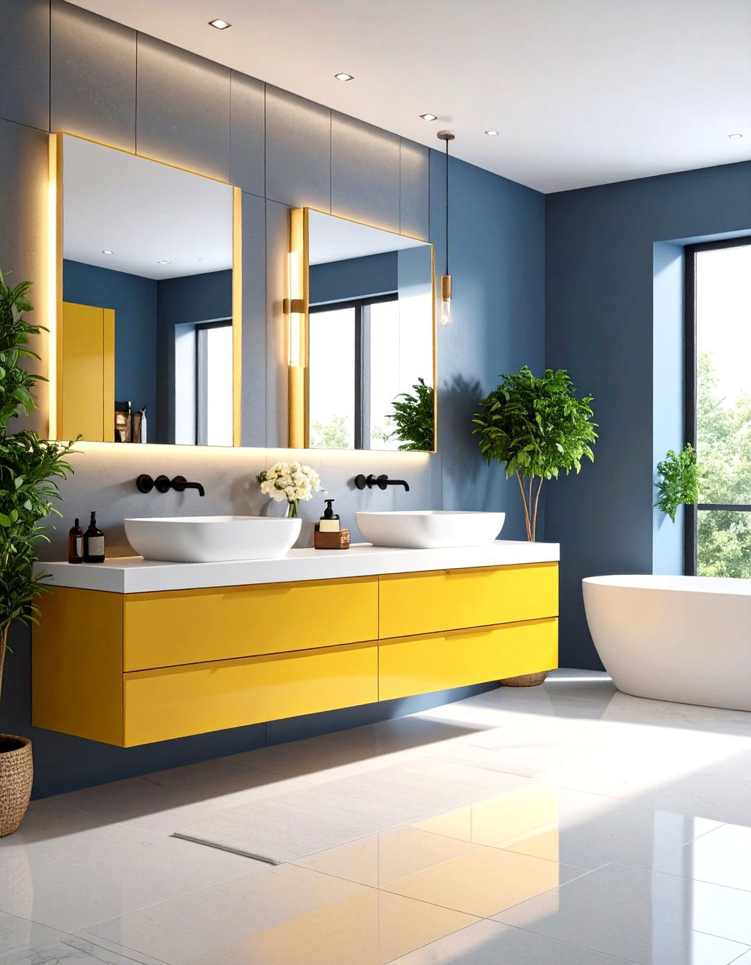 Floating Vanity Primary Bathroom Style - 24 Primary Bathroom Ideas