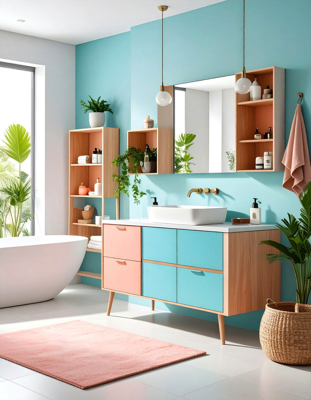 Floating Vanity with Hidden Storage and Secret Compartments - 24 Floating Vanity Bathroom Ideas