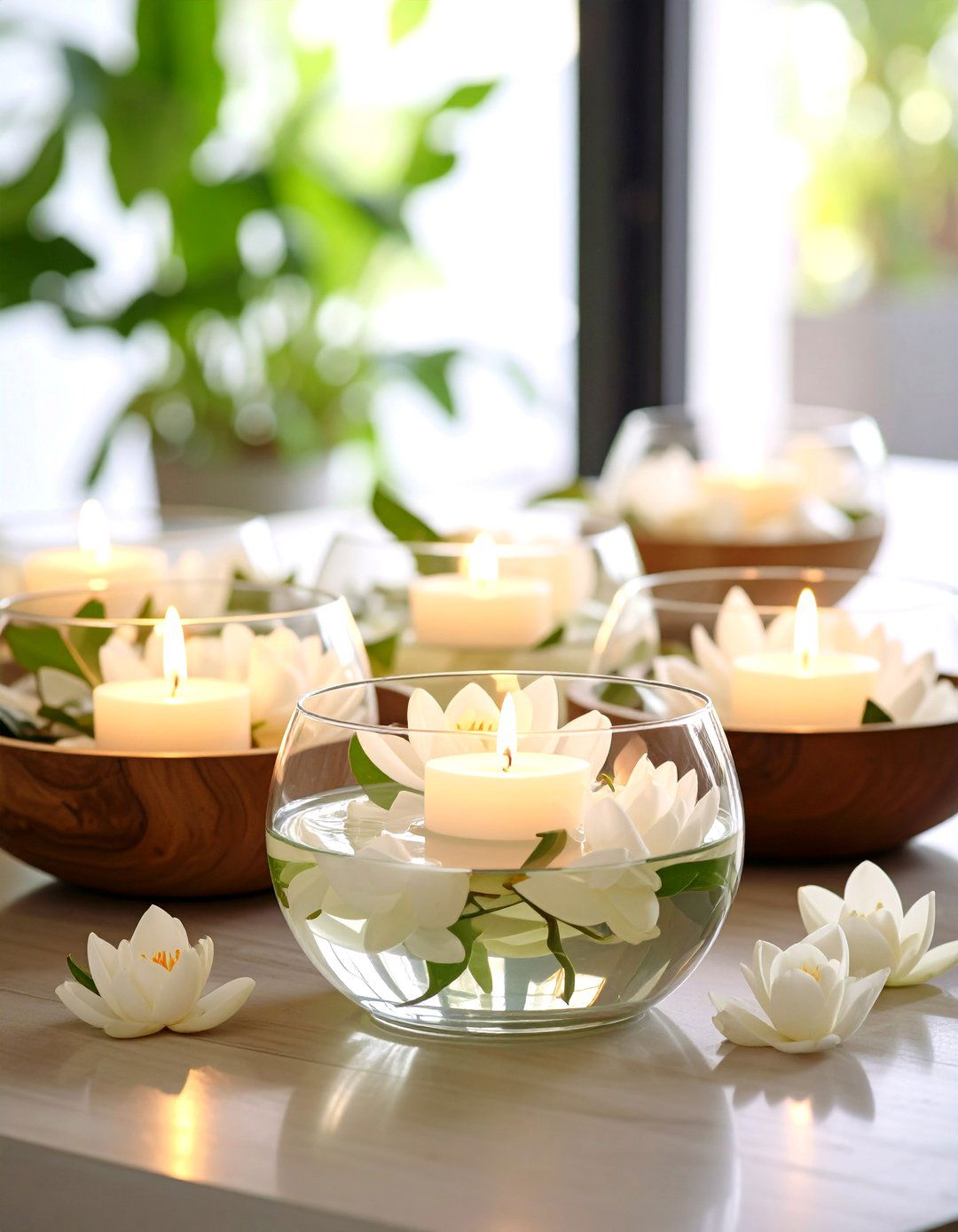 Floating Water Garden Magic - 24 Flower Centerpiece Ideas