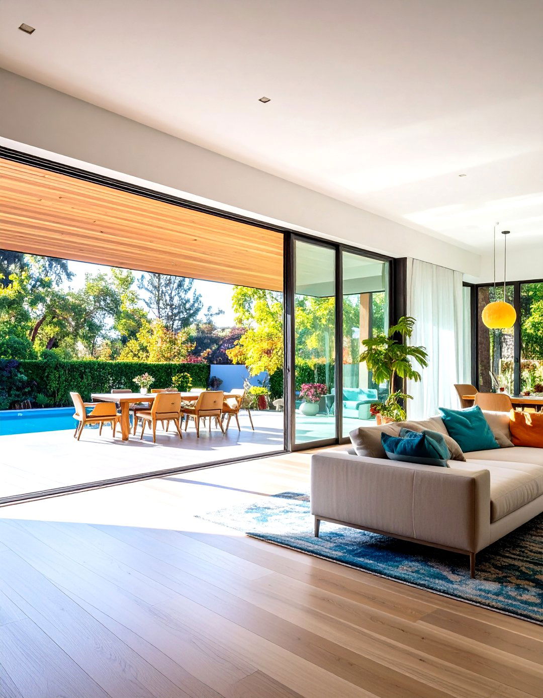 Floor to Ceiling Glass Windows - 24 Mid-Century Modern Exterior Home Ideas