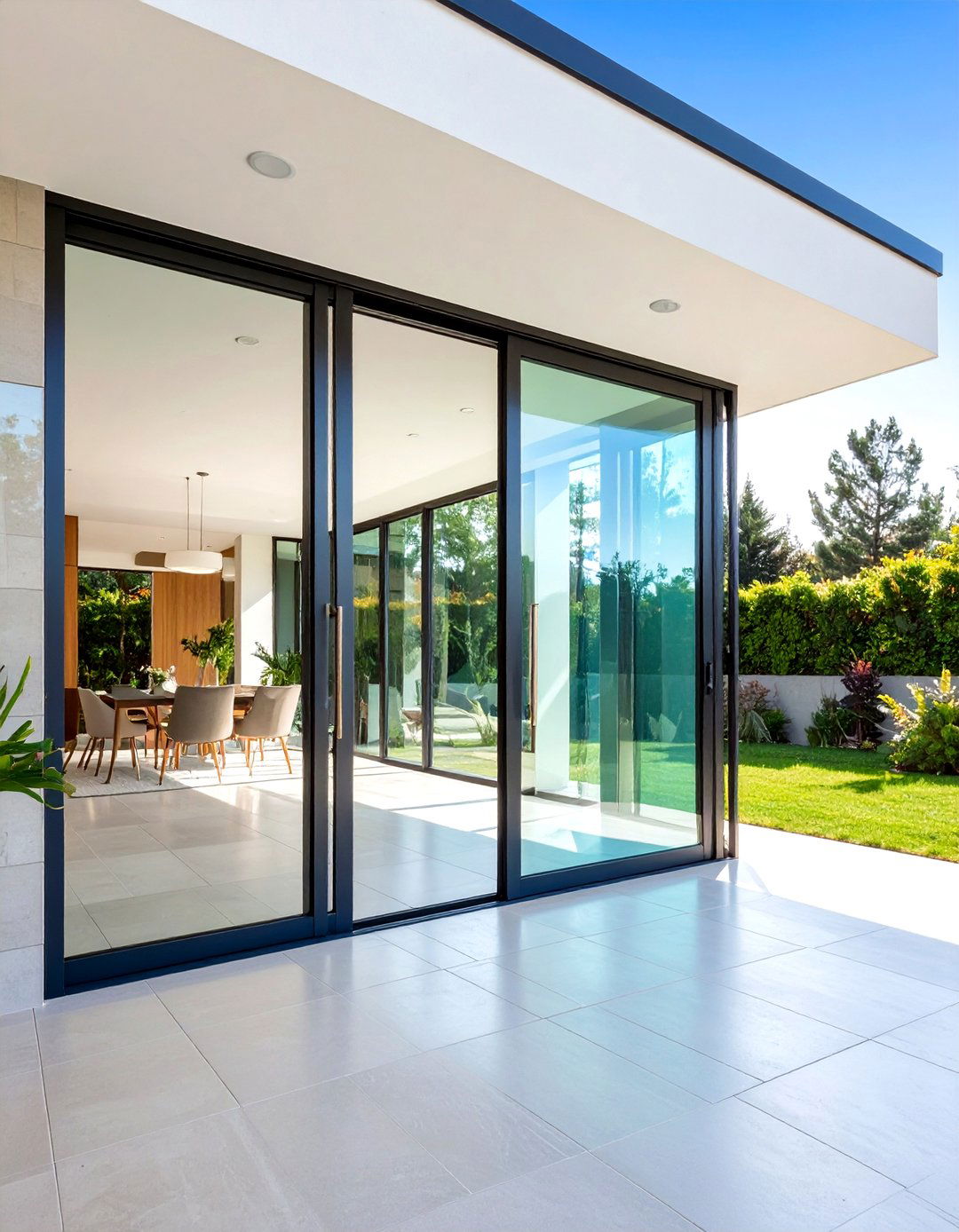 Floor to Ceiling Modern Glass Design - 24 Glass Front Doors Ideas