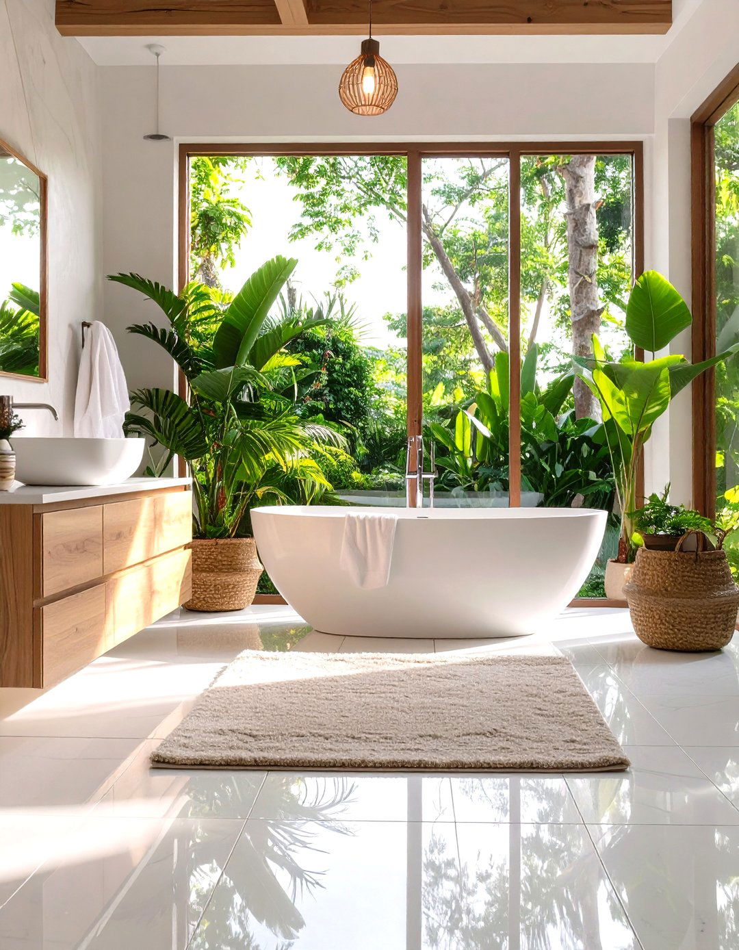Flooring and Mat Strategy - 24 Bathroom Staging Ideas