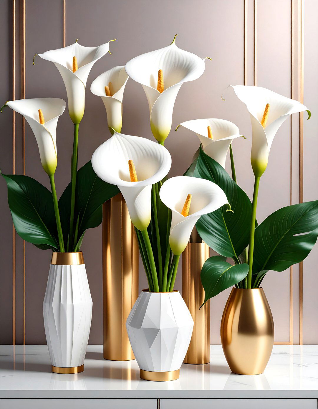 Floral Arrangements and Bouquet Designs - 24 Art Deco Wedding Ideas