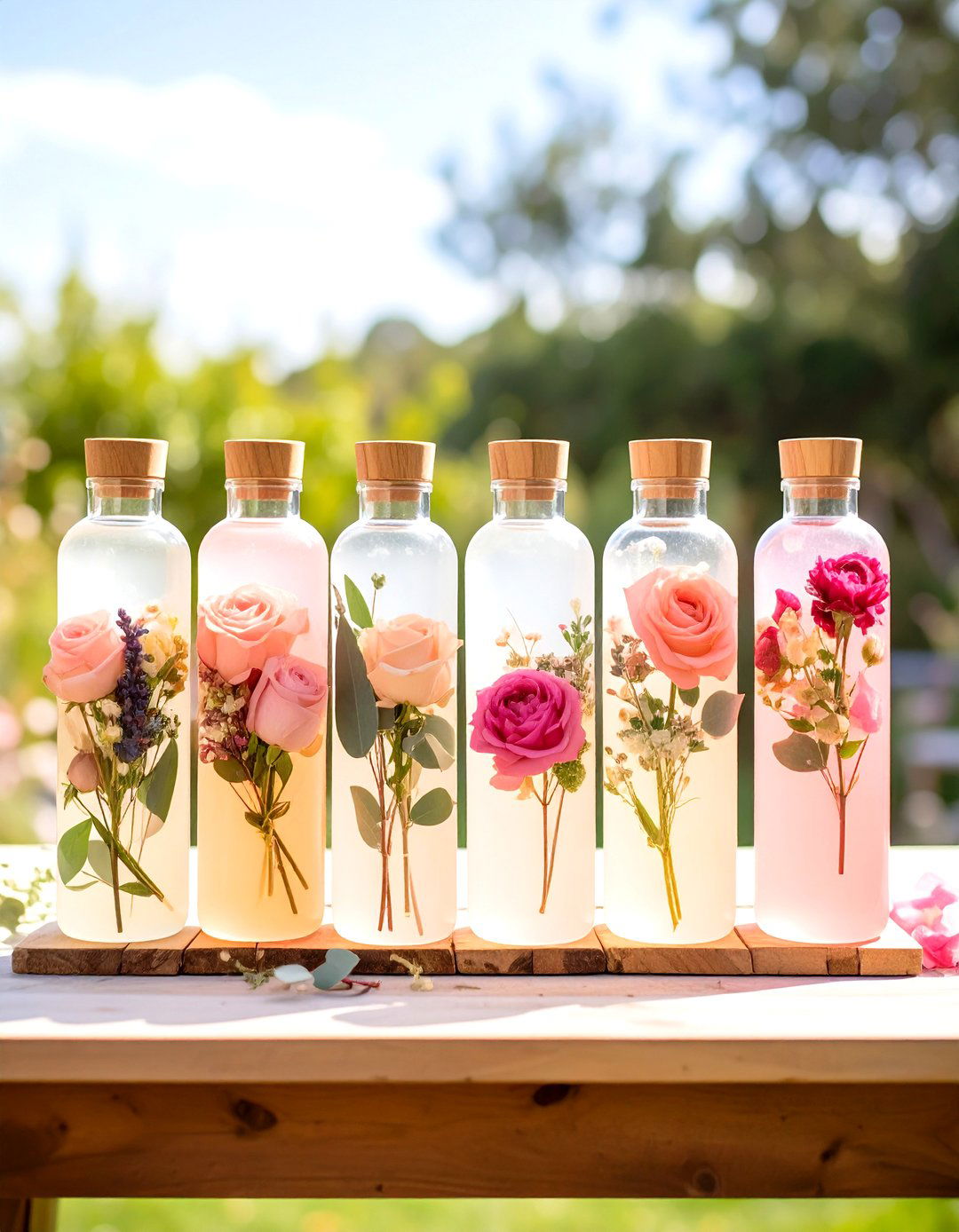 Floral Garden Wedding Koozies - 24 Wedding Koozie Ideas