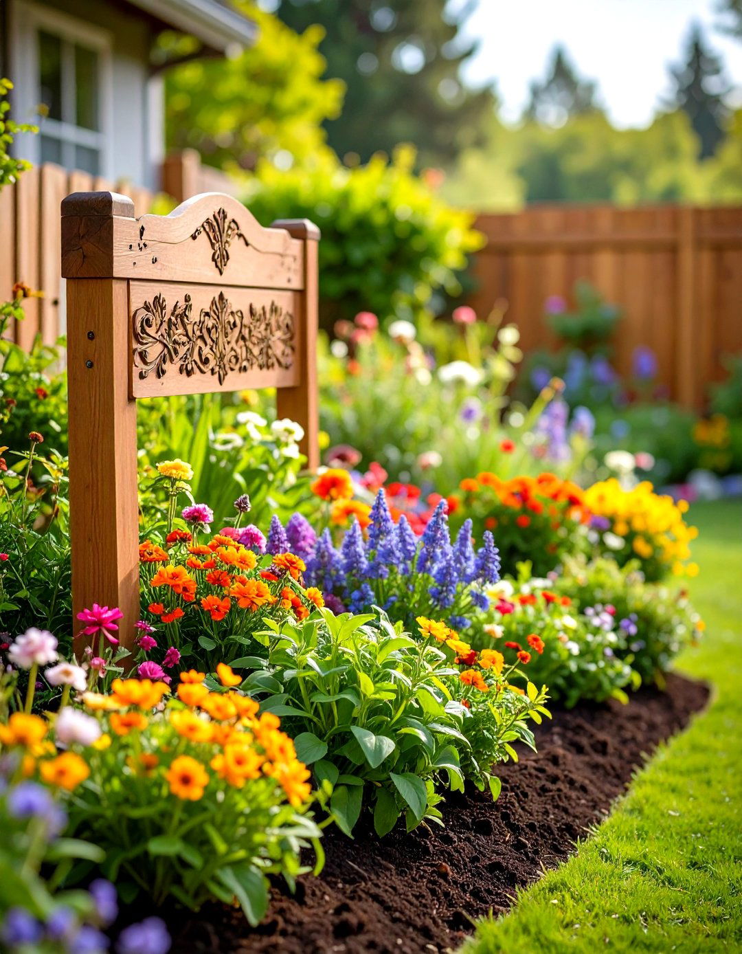 Flower Bed Markers - 24 Garden Sign Ideas