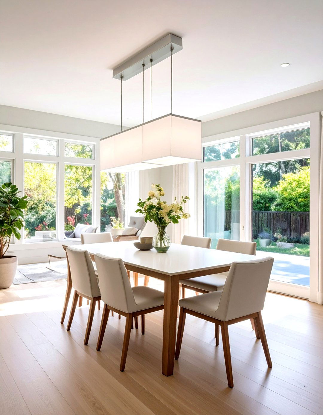 Flush Mount Ceiling Fixtures for Low Ceilings - 24 Small Dining Room Lighting Ideas