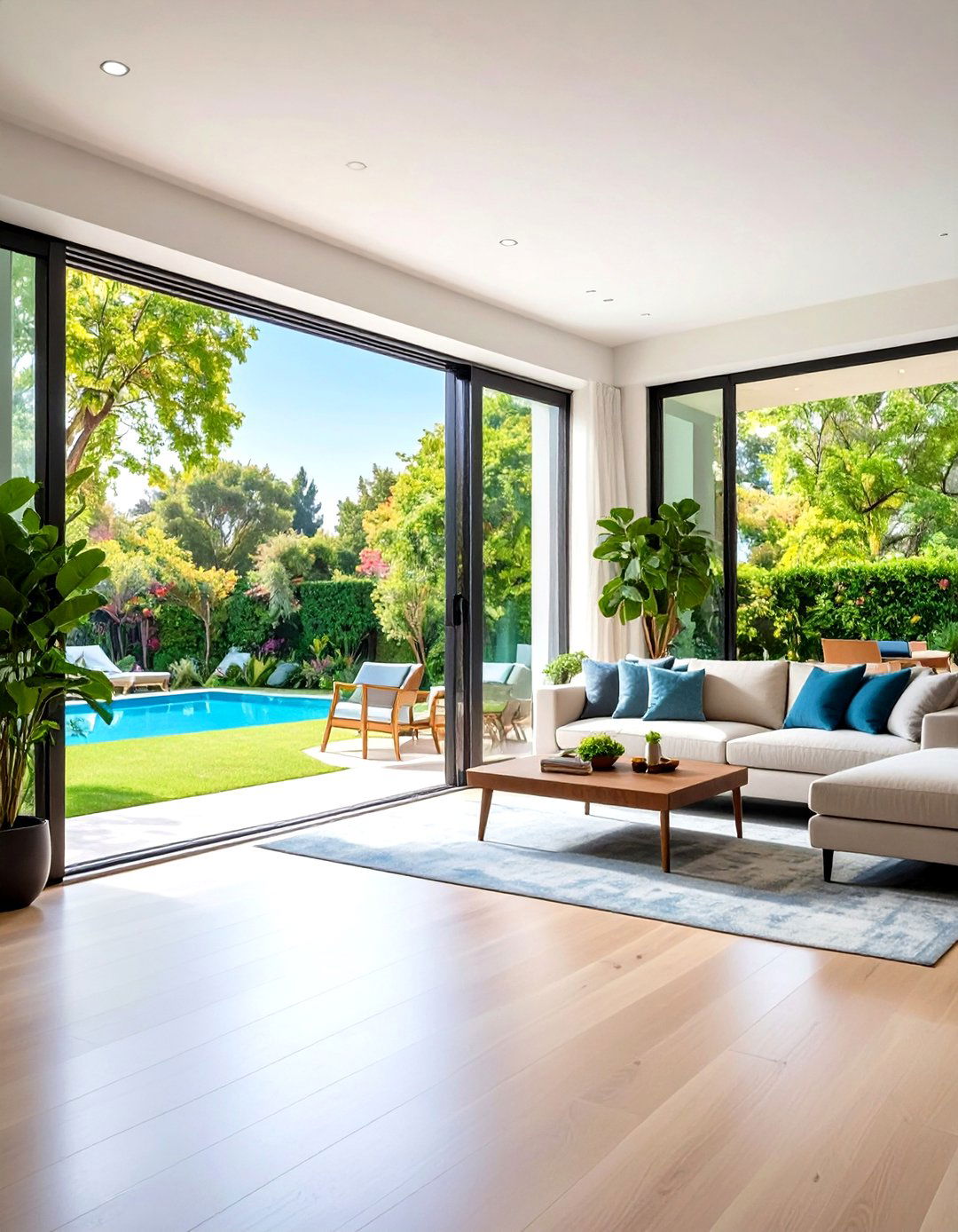 Flush Threshold Sliding Door Designs - 24 Patio Door Ideas