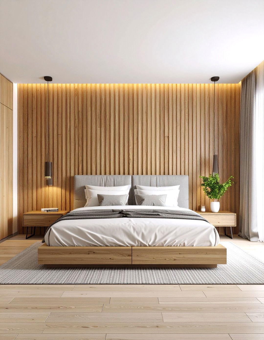 Fluted Wood Panels - 24 Wall Paneling Ideas