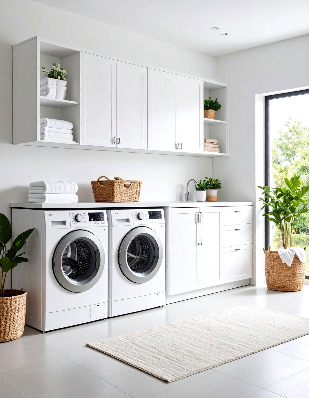 Fold Down Ironing Board Cabinet Systems - 24 Laundry Room Cabinet Ideas