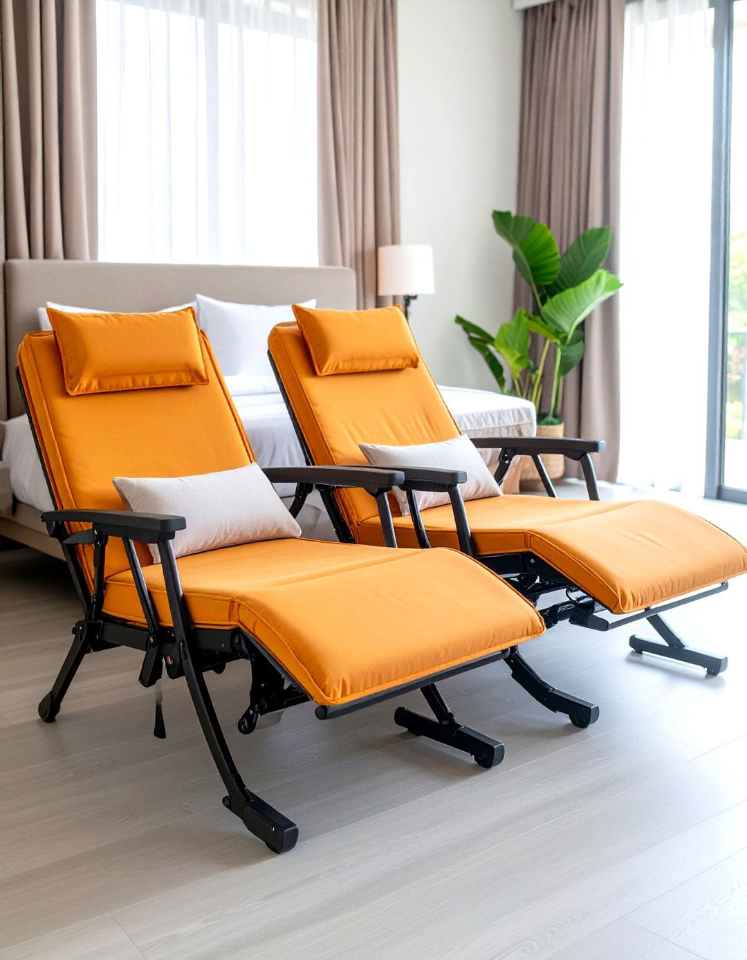 Fold Out Chair Bed Combination - 24 2 Beds in One Small Room Ideas