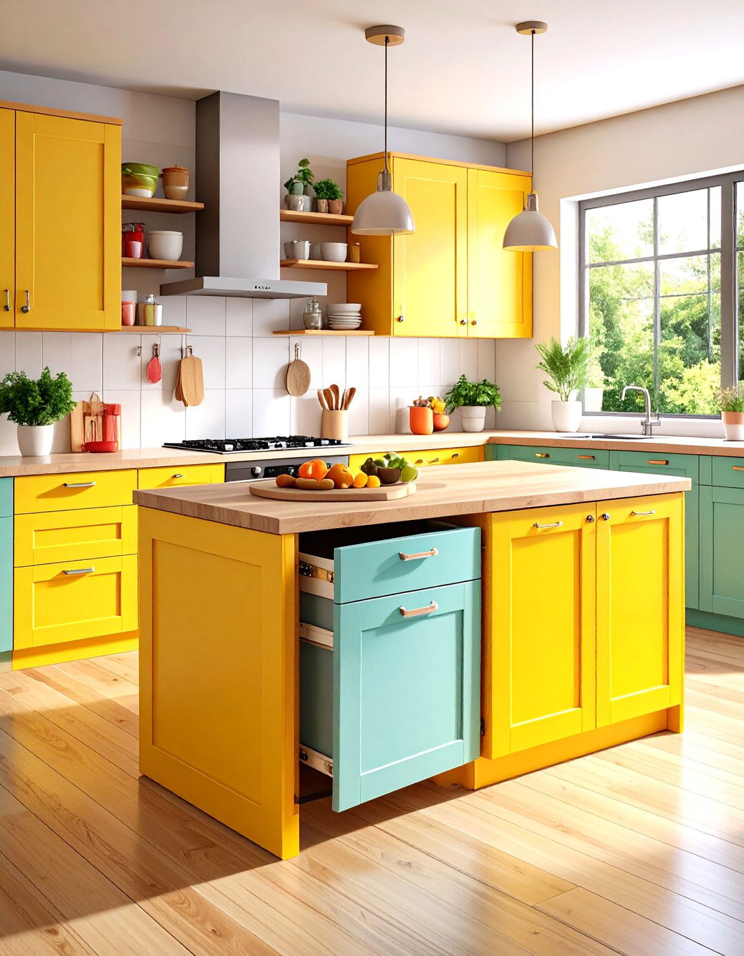 Folding Islands for Ultimate Space Savings - 24 Small Kitchen Island Ideas