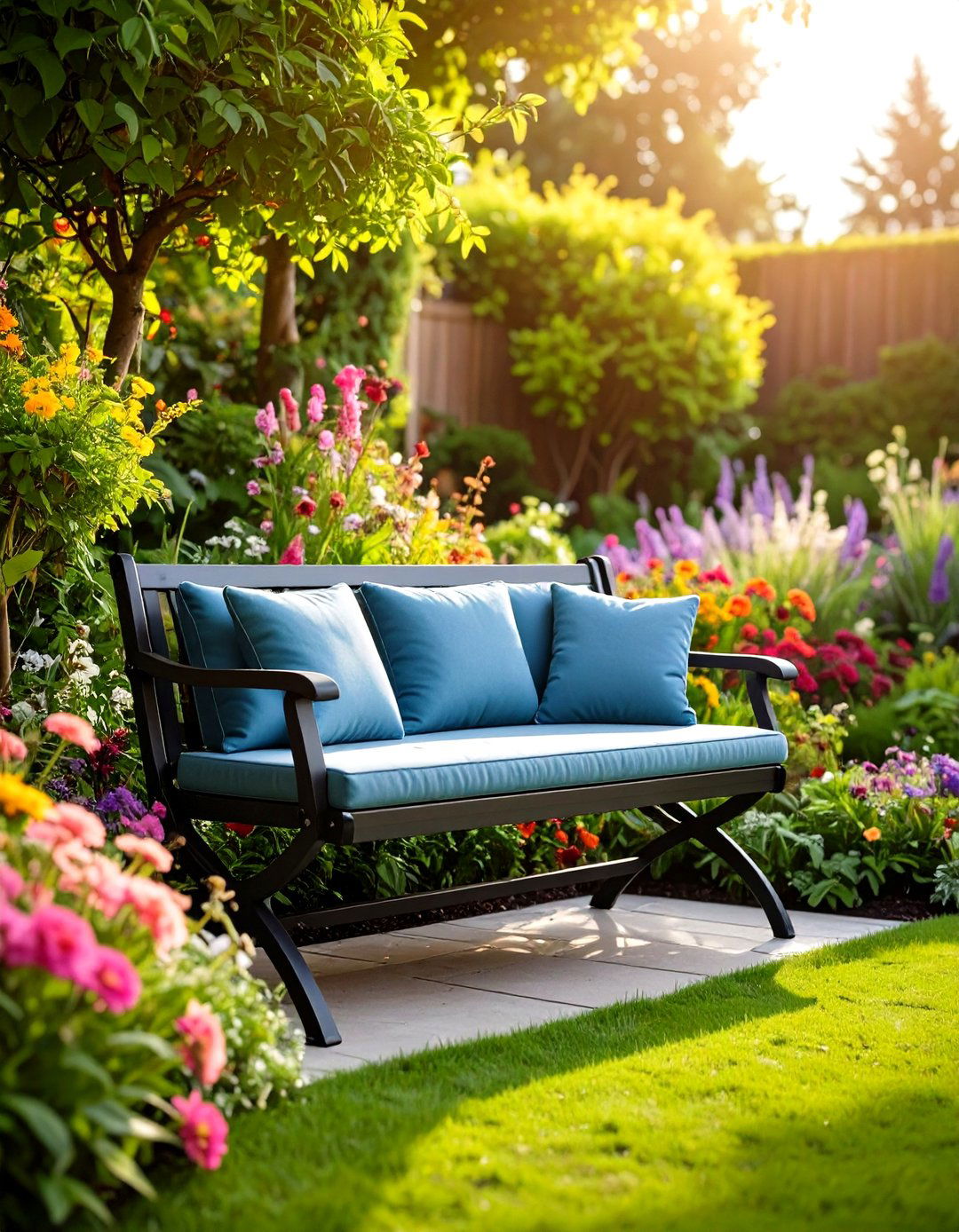 Folding Portable Bench - 24 Garden Bench Ideas