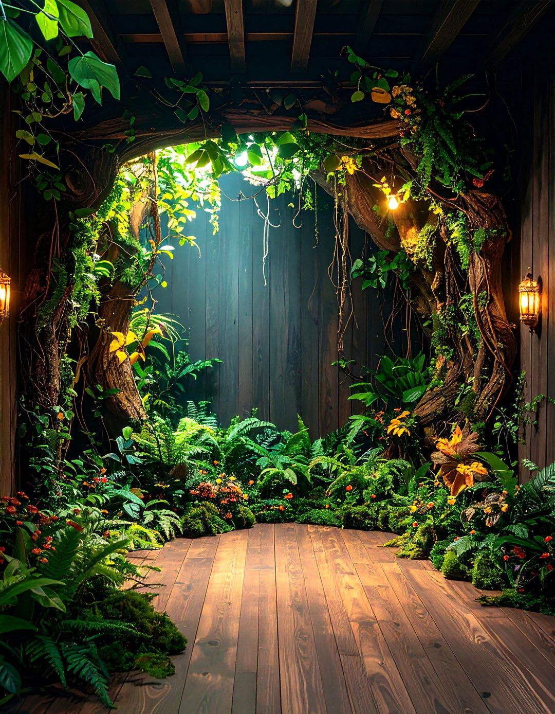 Forbidden Forest Dark Corner - 24 Harry Potter Decor Ideas