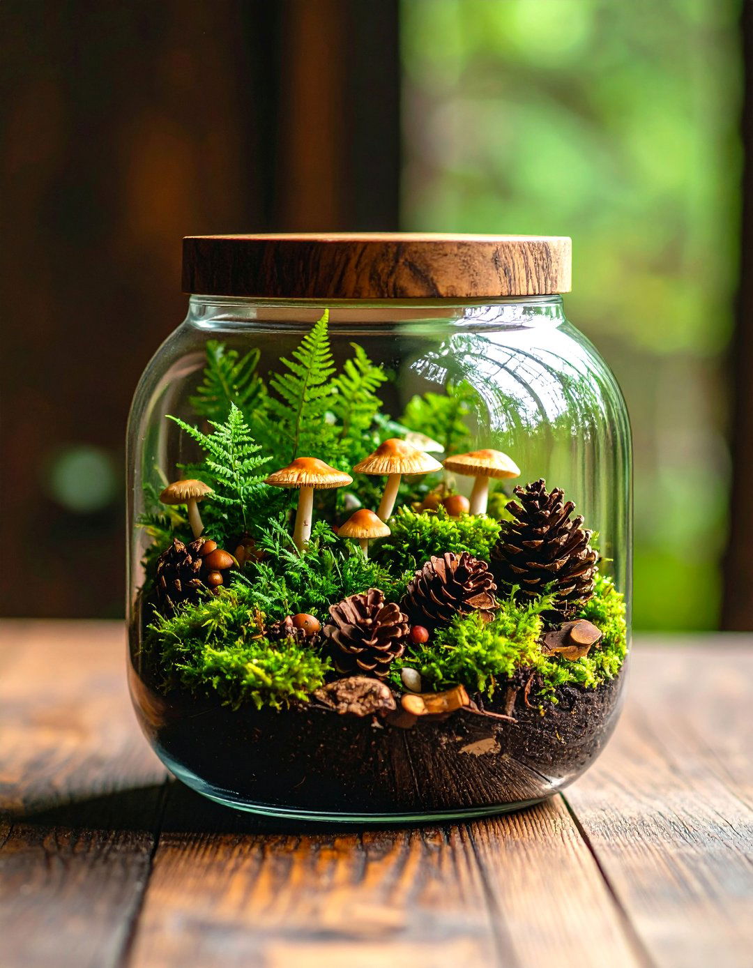 Forest Floor Mushroom Garden - 24 Terrarium Ideas