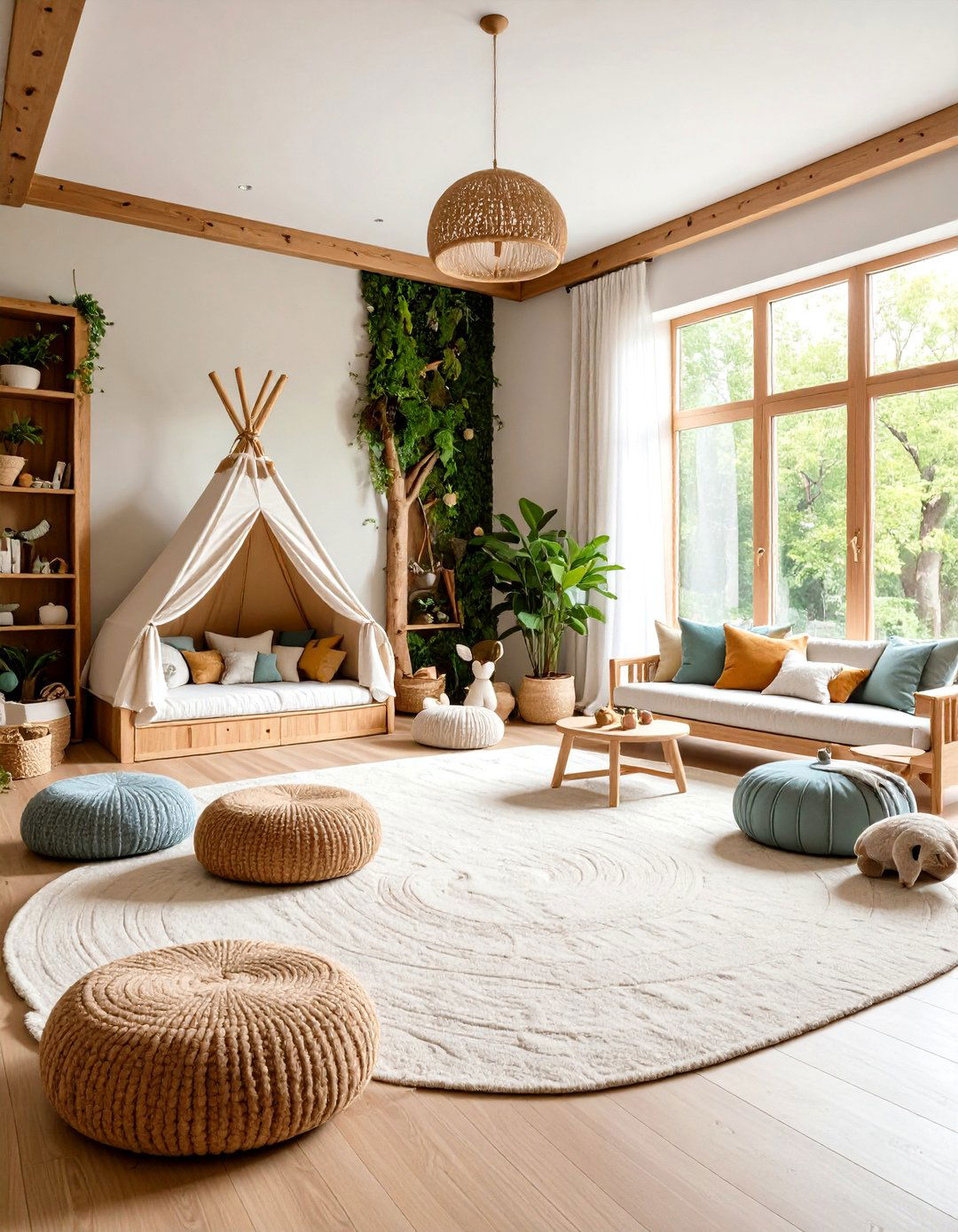 Forest Floor Play Area - 24 Woodland Nursery Ideas