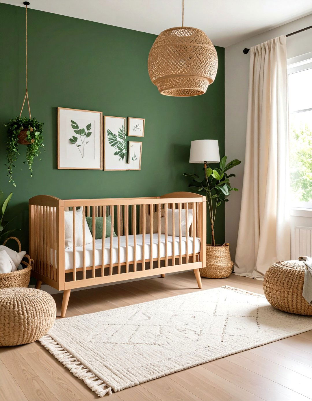 Forest Green Nature Haven - 24 Nursery Color Ideas
