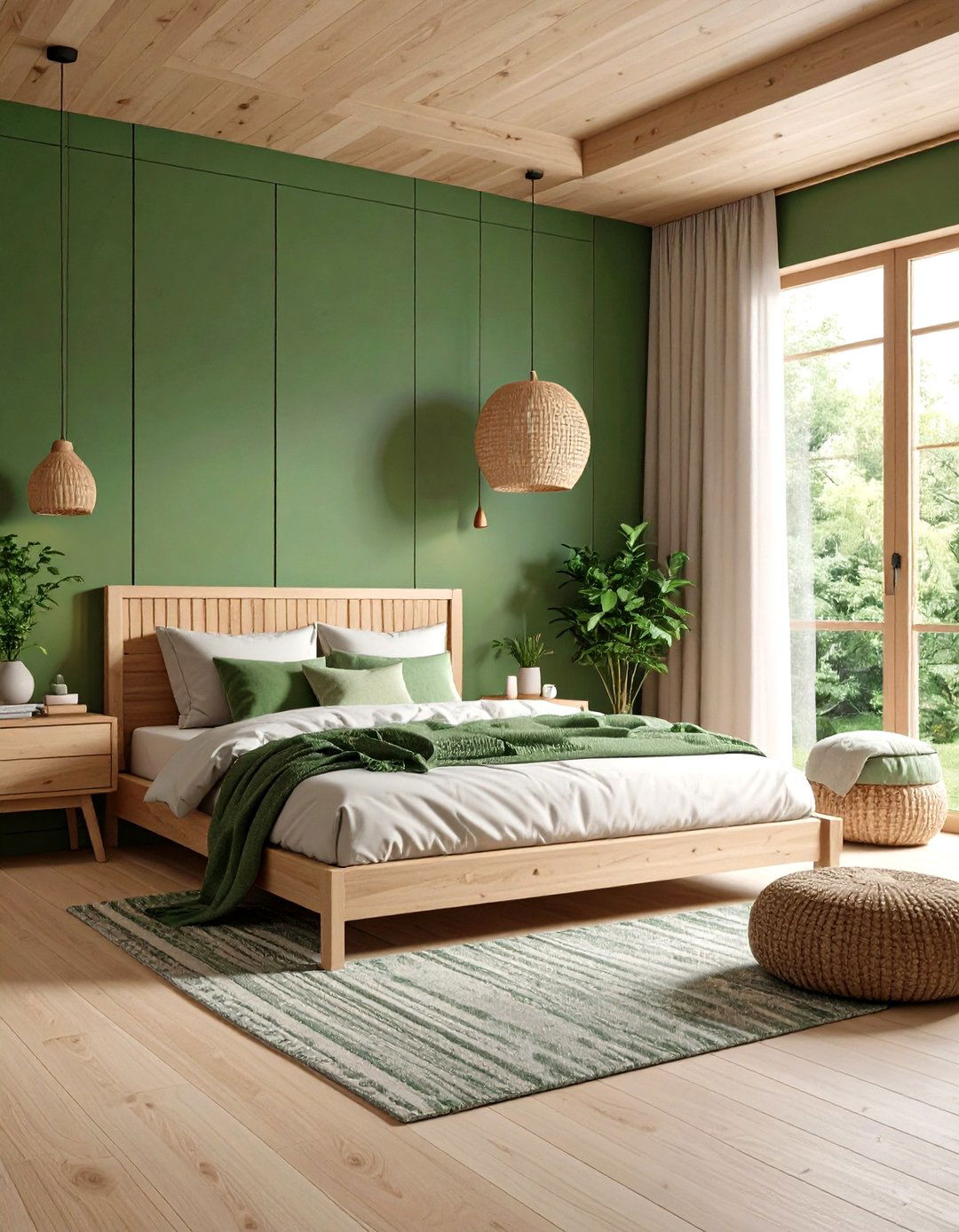 Forest Green Nature Sanctuary - 24 Kids Room Paint Ideas