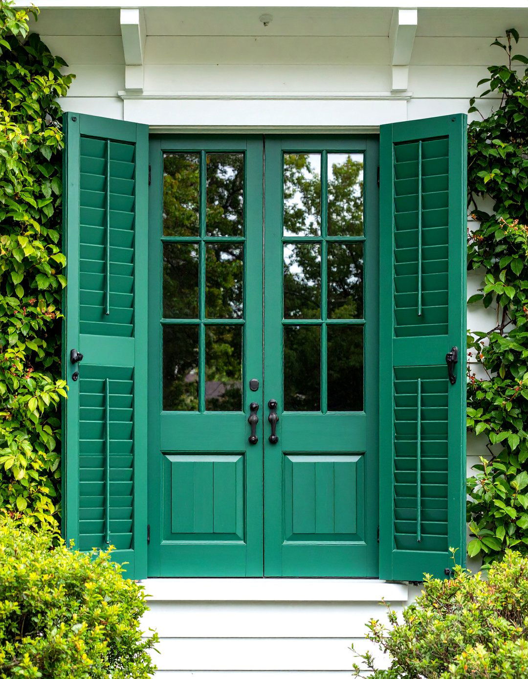 Forest Green Shutters - 24 Porch Paint Colors