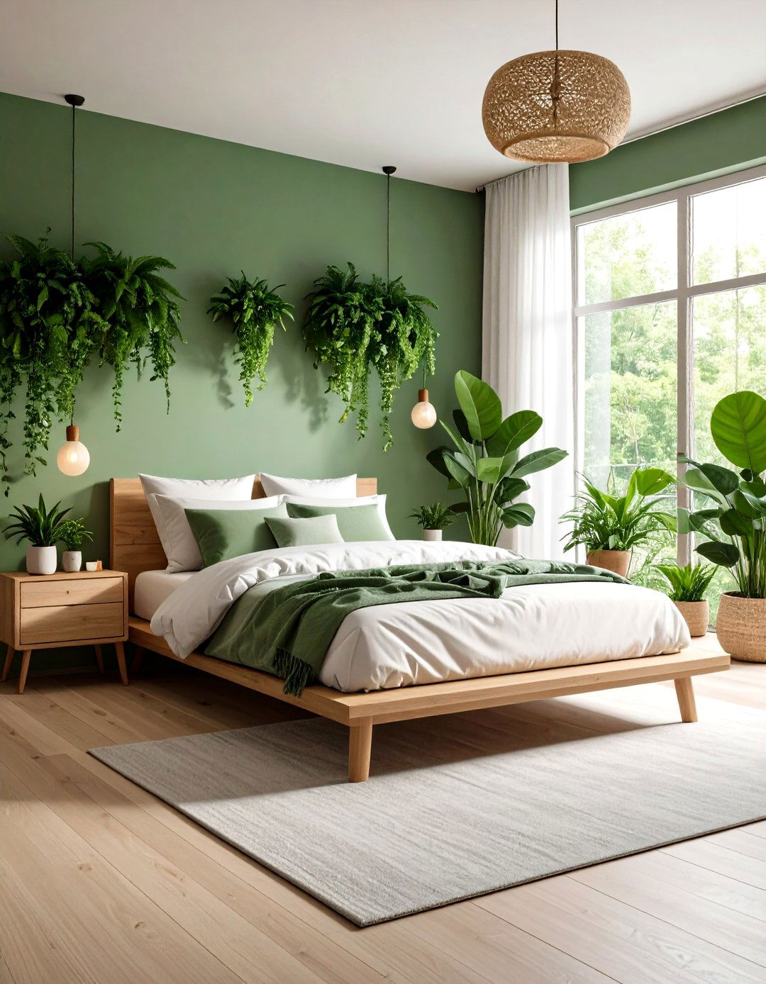 Forest Green Wellness Bedroom - 24 Forest Green Bedroom Ideas