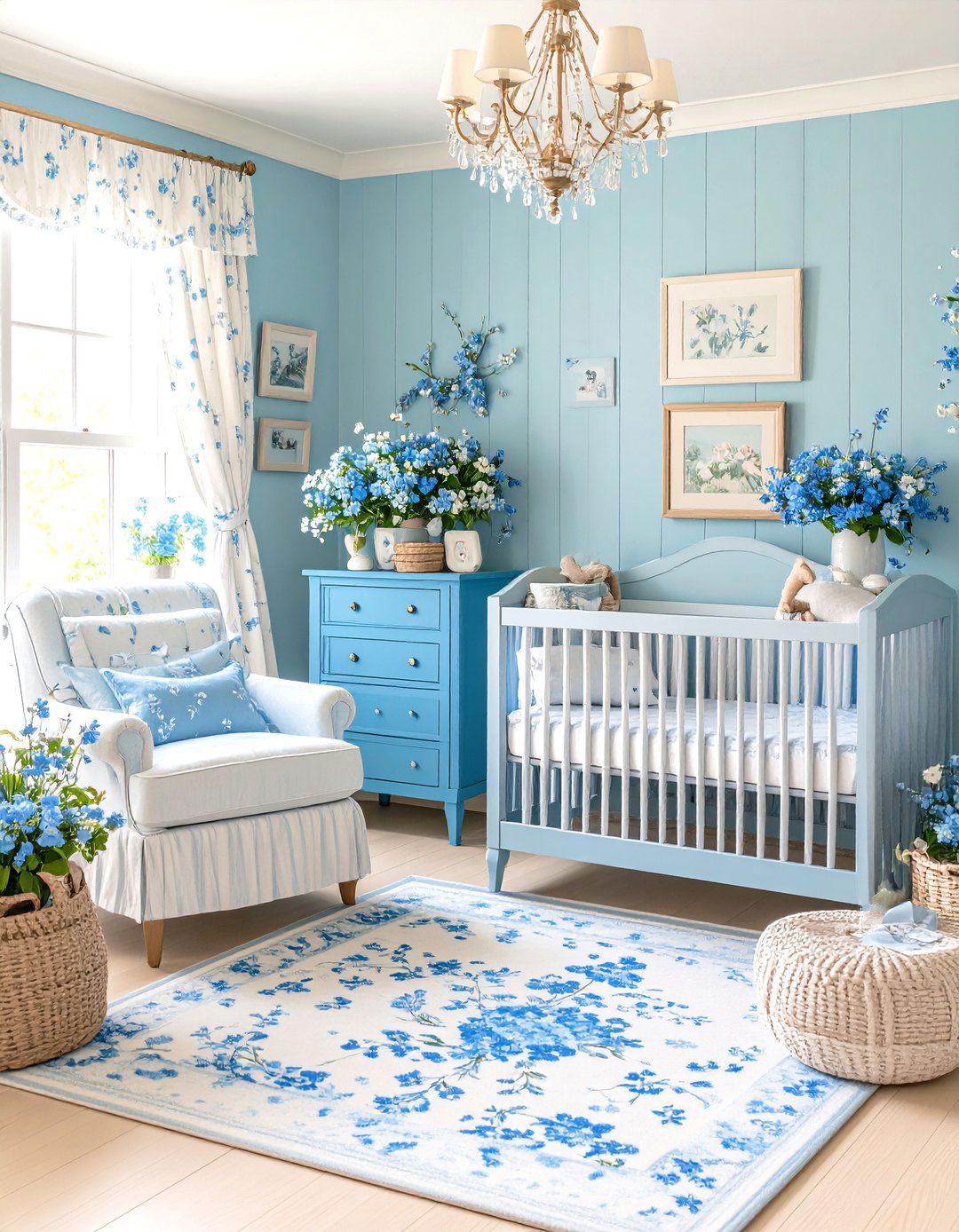 Forget Me Not Memory Nursery - 24 Floral Nursery Ideas