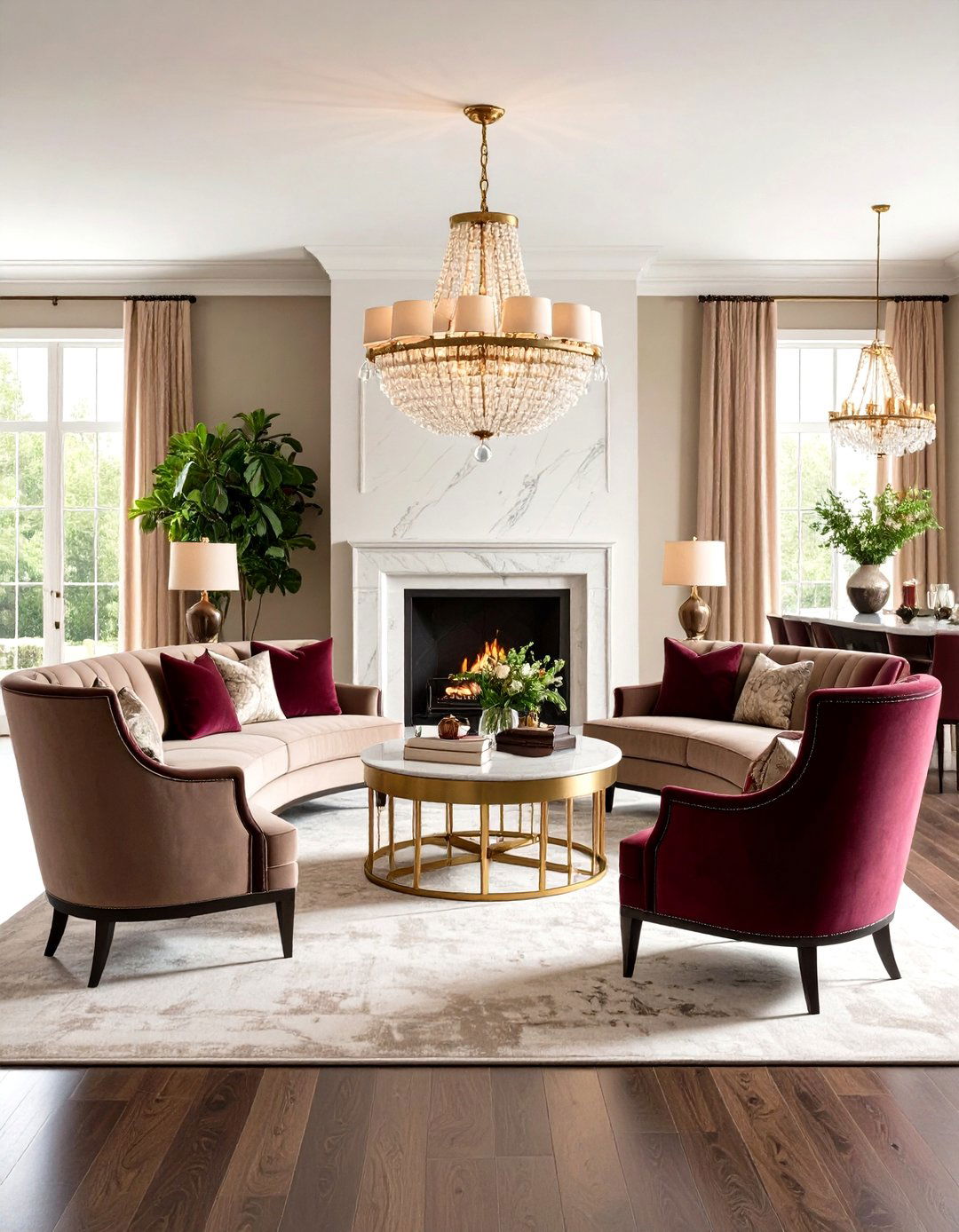 Formal Conversation Living Room - 24 Luxury Living Room Ideas