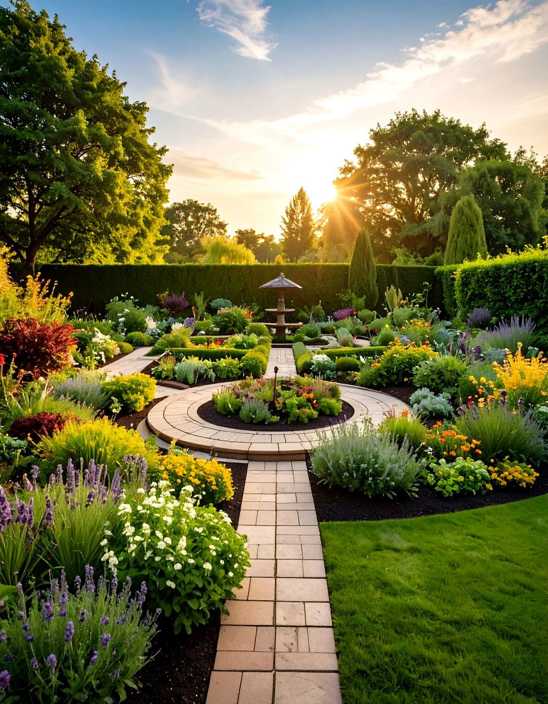 Formal Herb Kitchen Garden - 24 Formal Garden Ideas