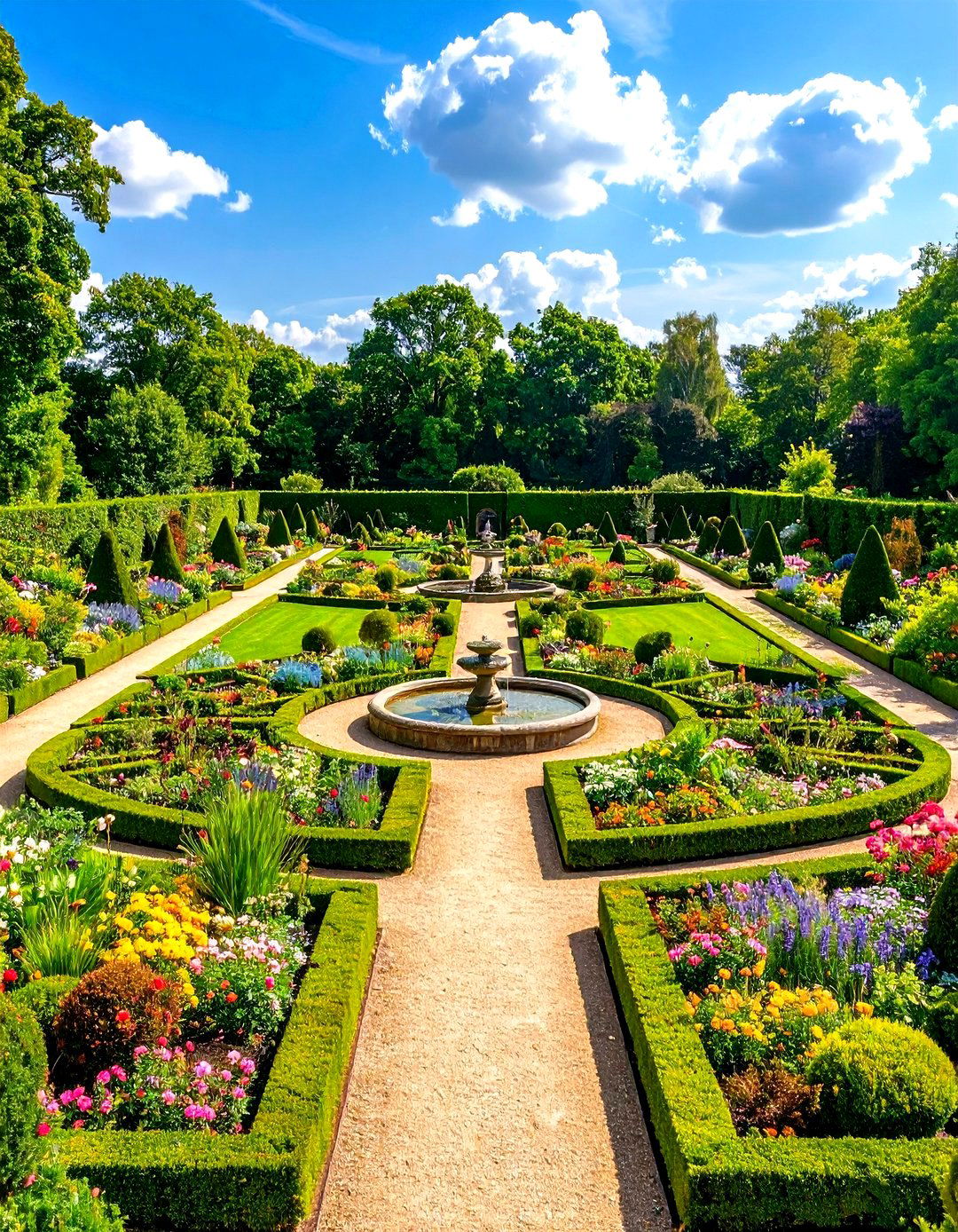 Formal Parterre Garden Design - 24 Victorian Front Garden Ideas