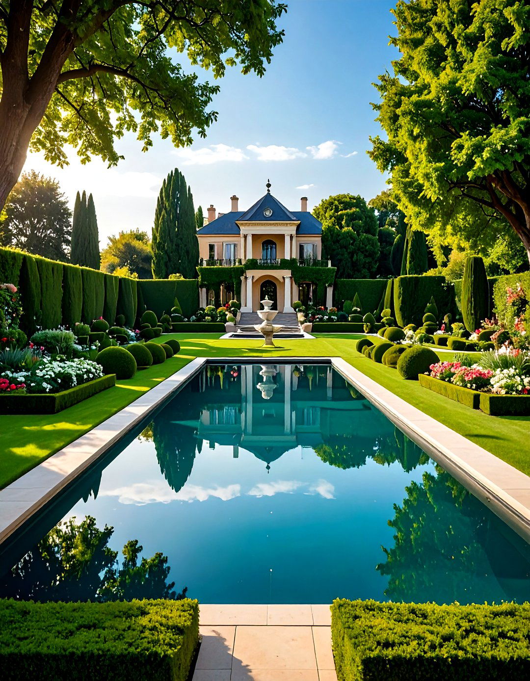 Formal Reflecting Pool - 24 Water Feature Ideas