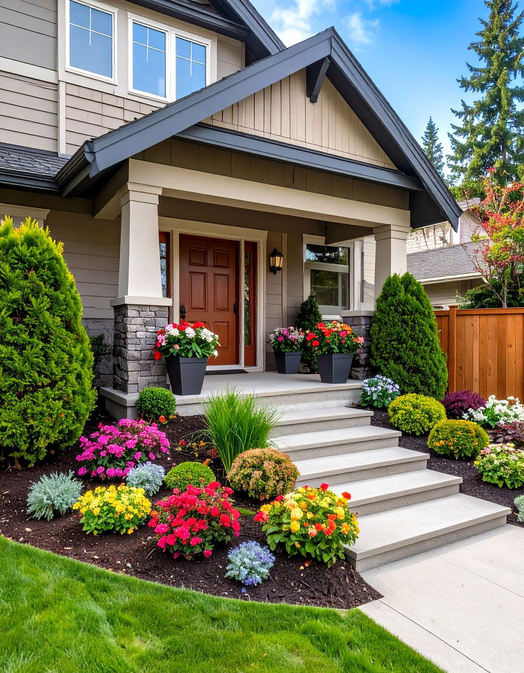 Foundation Flower Bed Plantings - 24 Front Yard Flower Bed Ideas