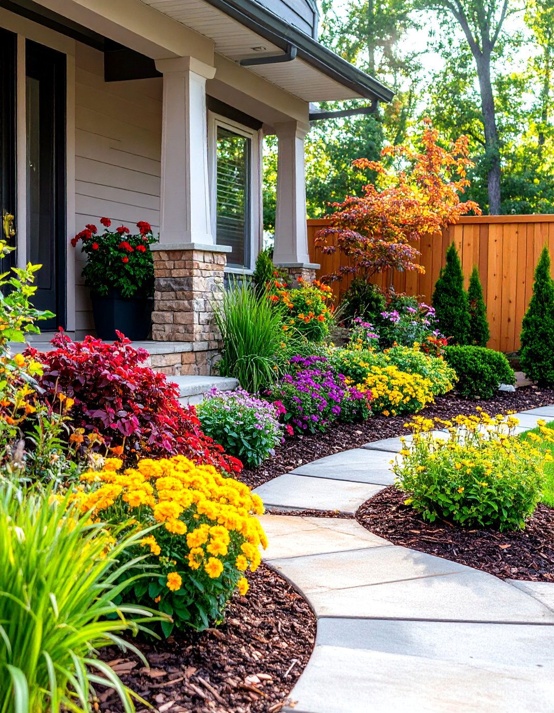 Foundation Planting Refresh - 24 Small Front Yard Landscaping Ideas