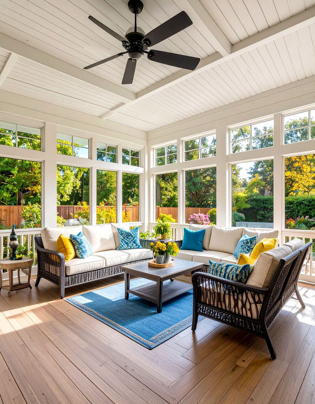 Four Season Enclosed Sunroom Porch Addition - 24 Large Front Porch Ideas