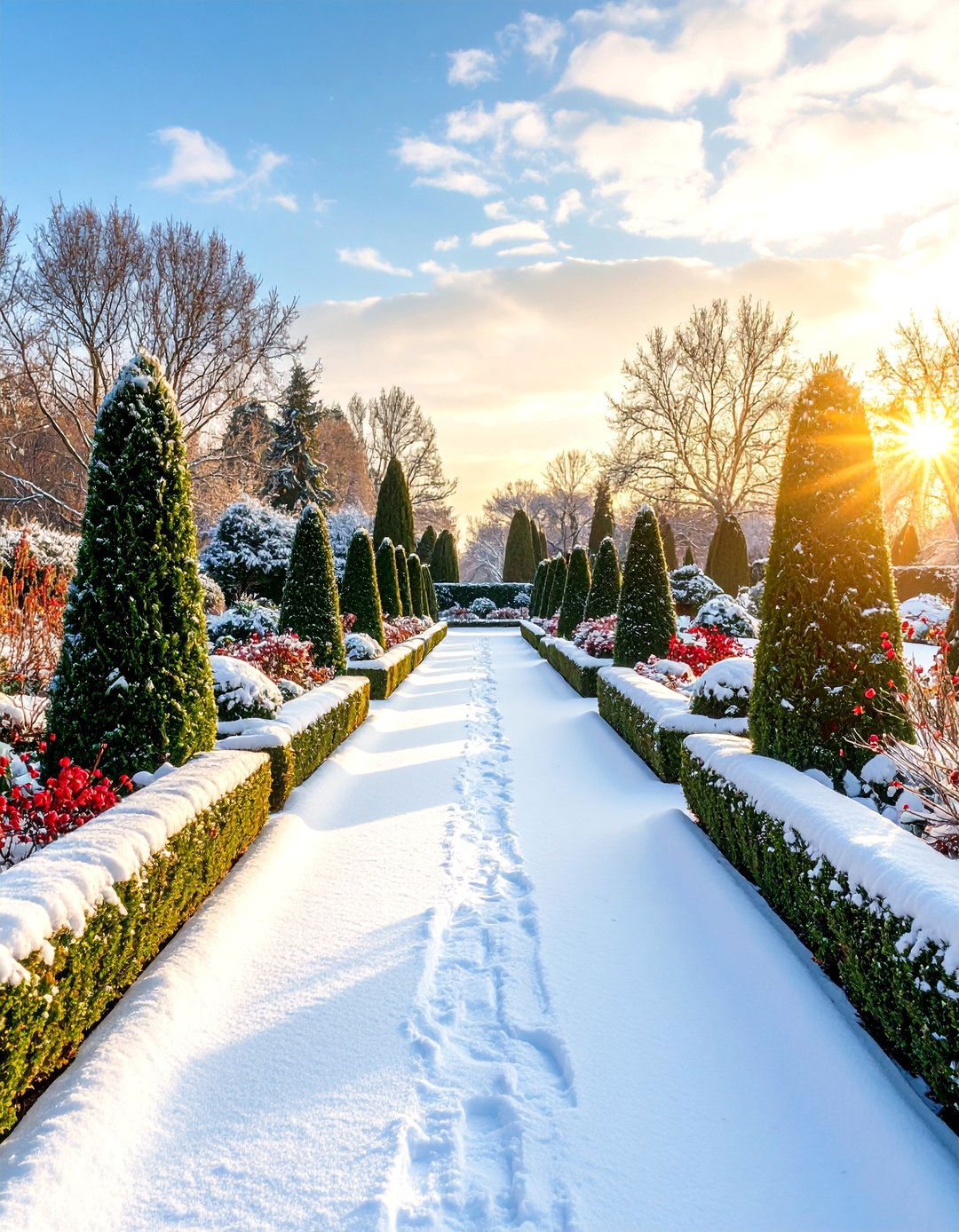 Four Season Evergreen Parterre Framework - 24 Parterre Garden Ideas