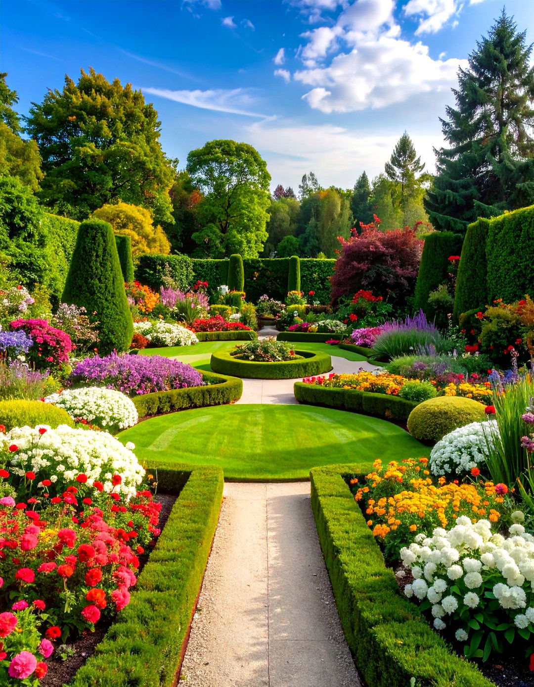 Four Season Formal Garden - 24 Formal Garden Ideas