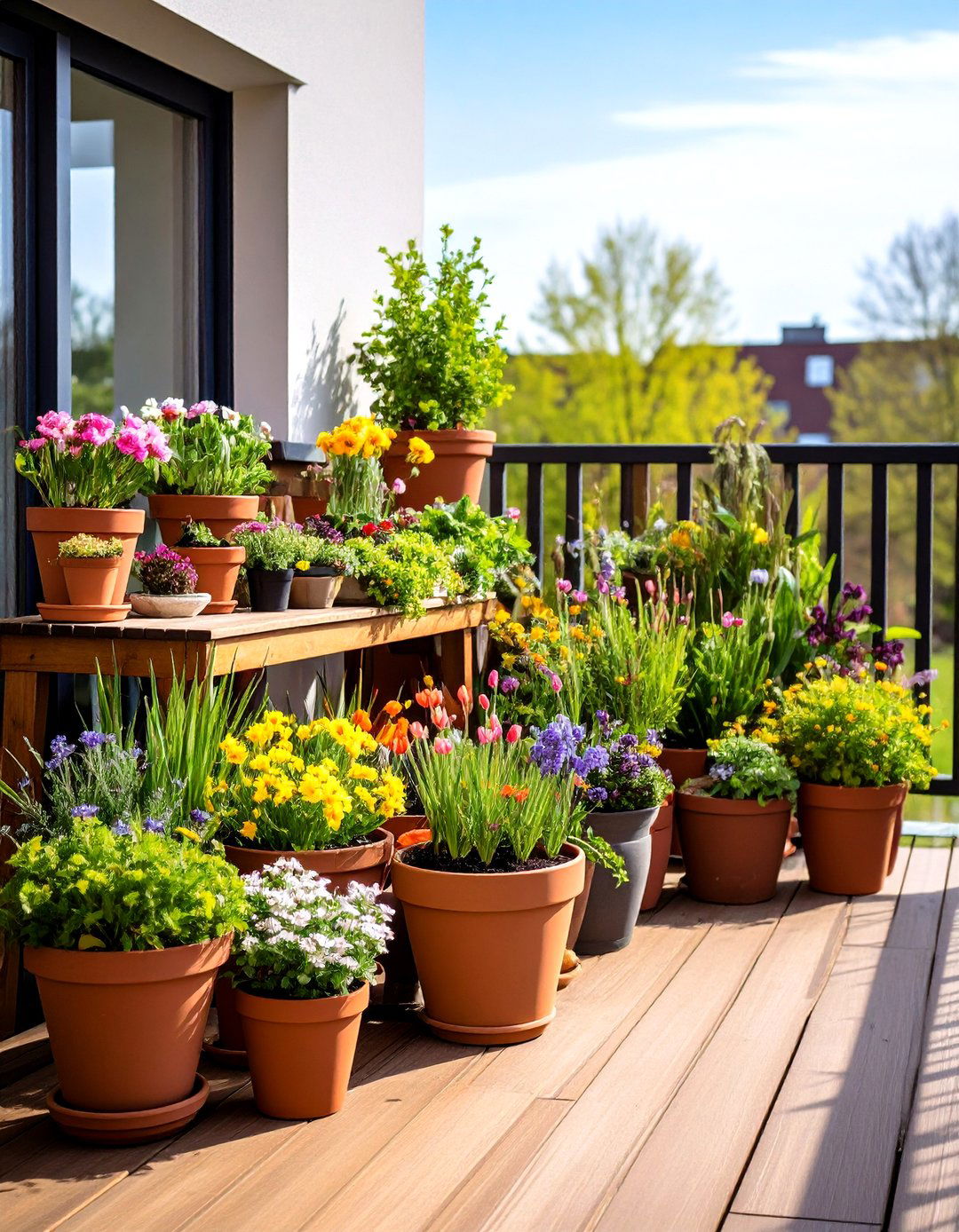 Four Season Interest Garden - 24 Balcony Garden Ideas