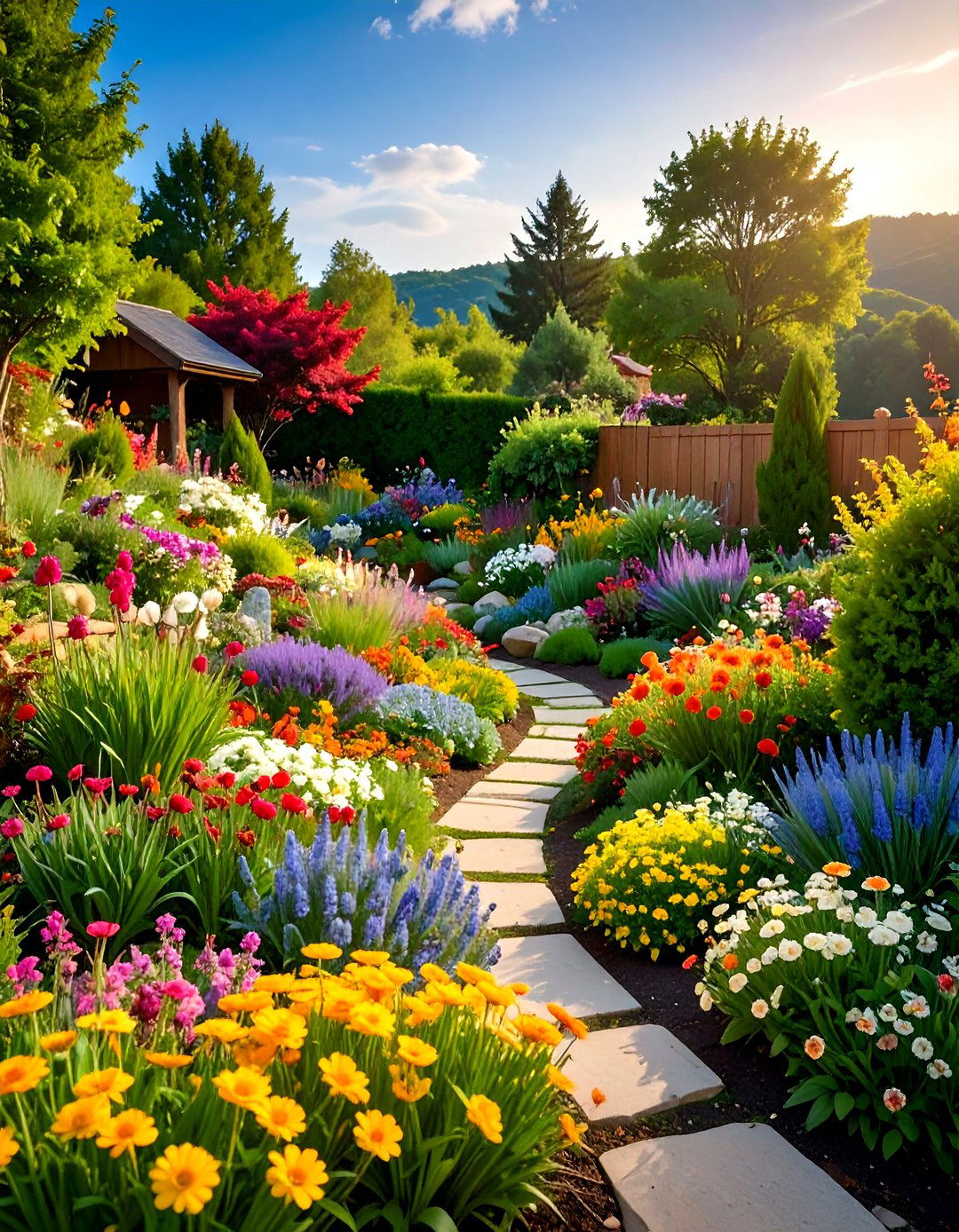Four Season Interest Terrace Garden - 24 Hillside Terraced Garden Ideas